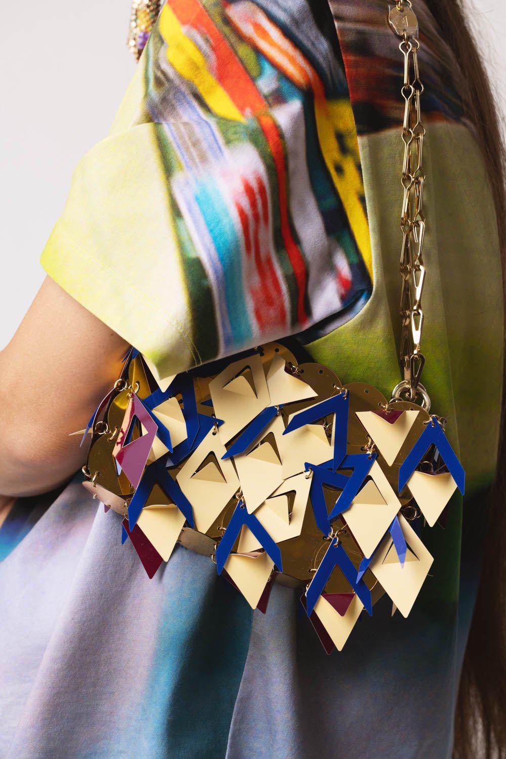 Sparkle Nano Bag - Blue Gold - Image 2