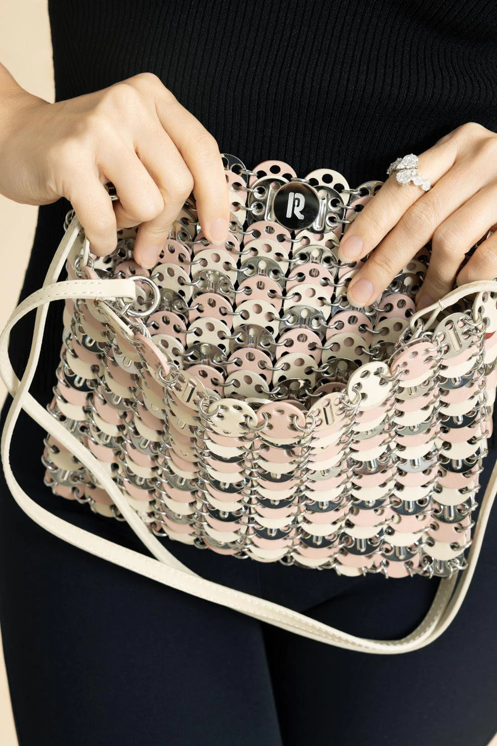 Tricolor Nano Bag - Blush Silver - Image 3