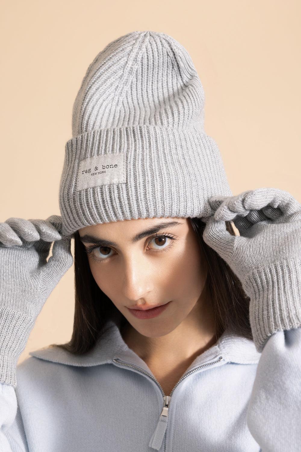 Blake Metallic Beanie - Silver - Image 4