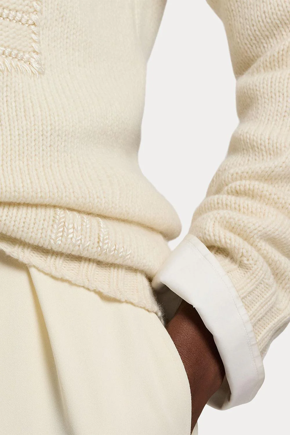 Flag Cashmere Crewneck Sweater - Image 4