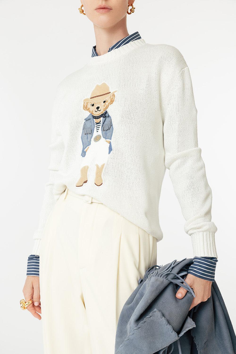 Hamptons Spring Bear Lofty Sweater - Image 3