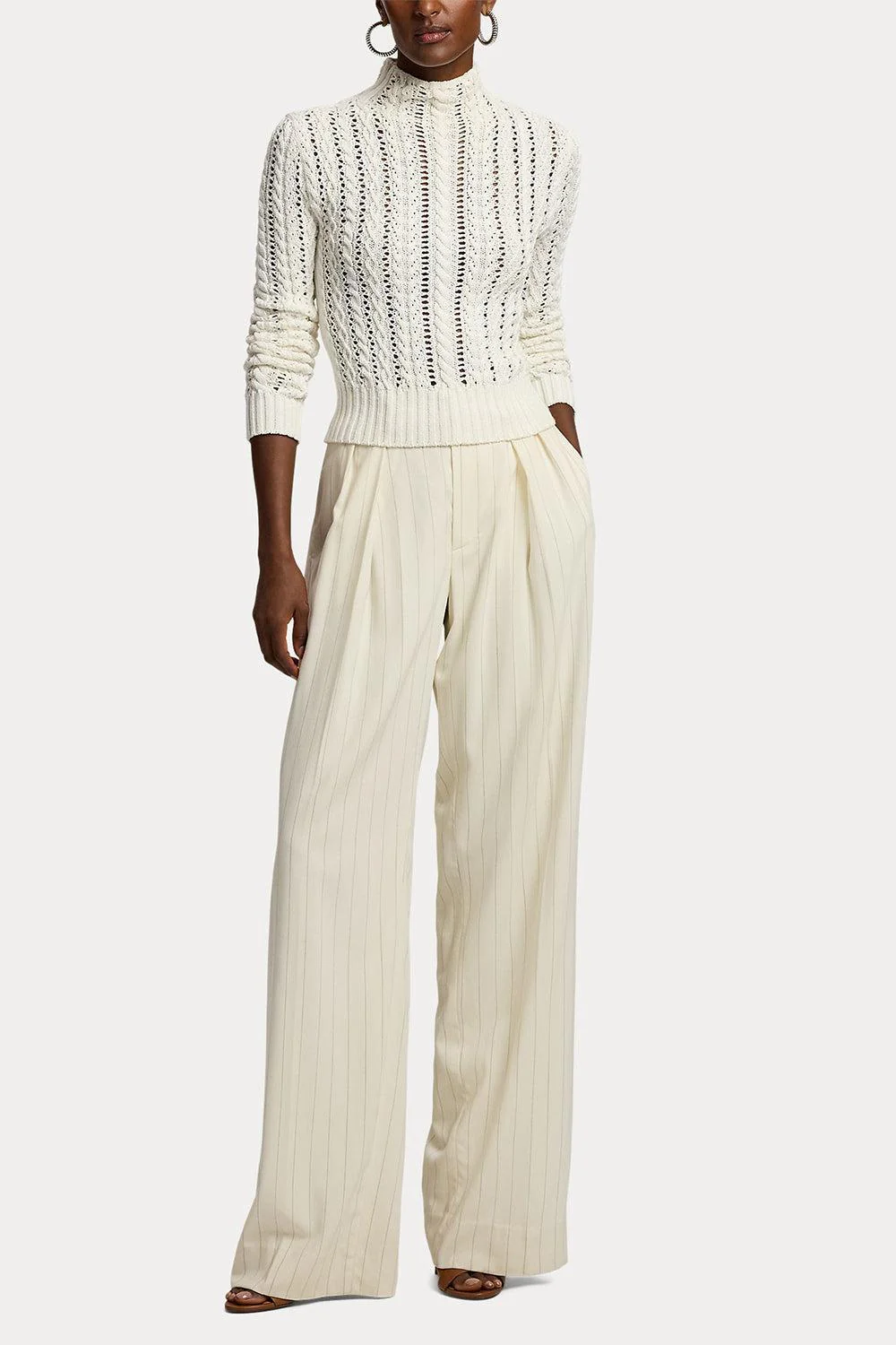 Long Sleeve Funnelneck Sweater - Image 2