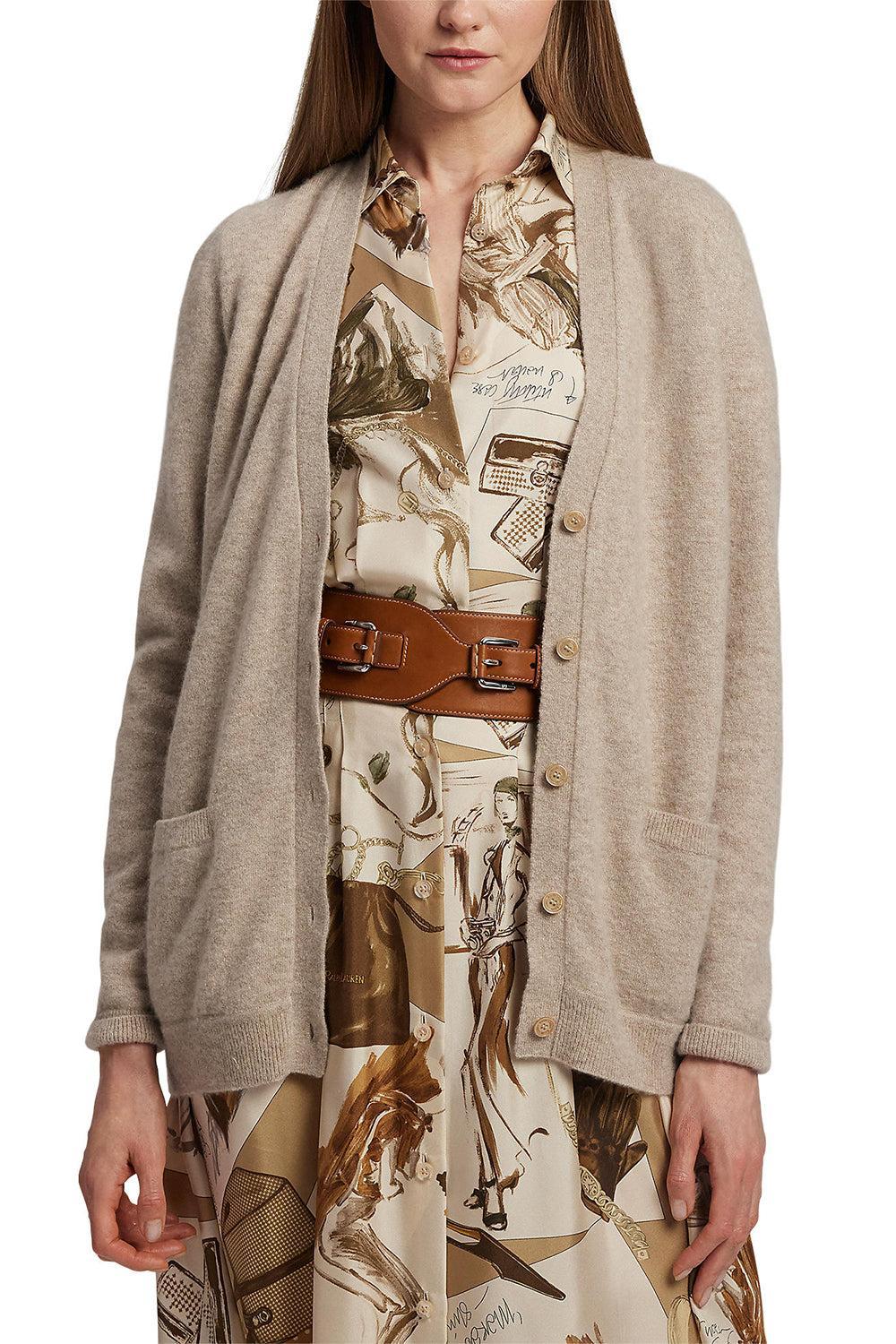 Long Sleeve V-Neck Cardigan - Image 3