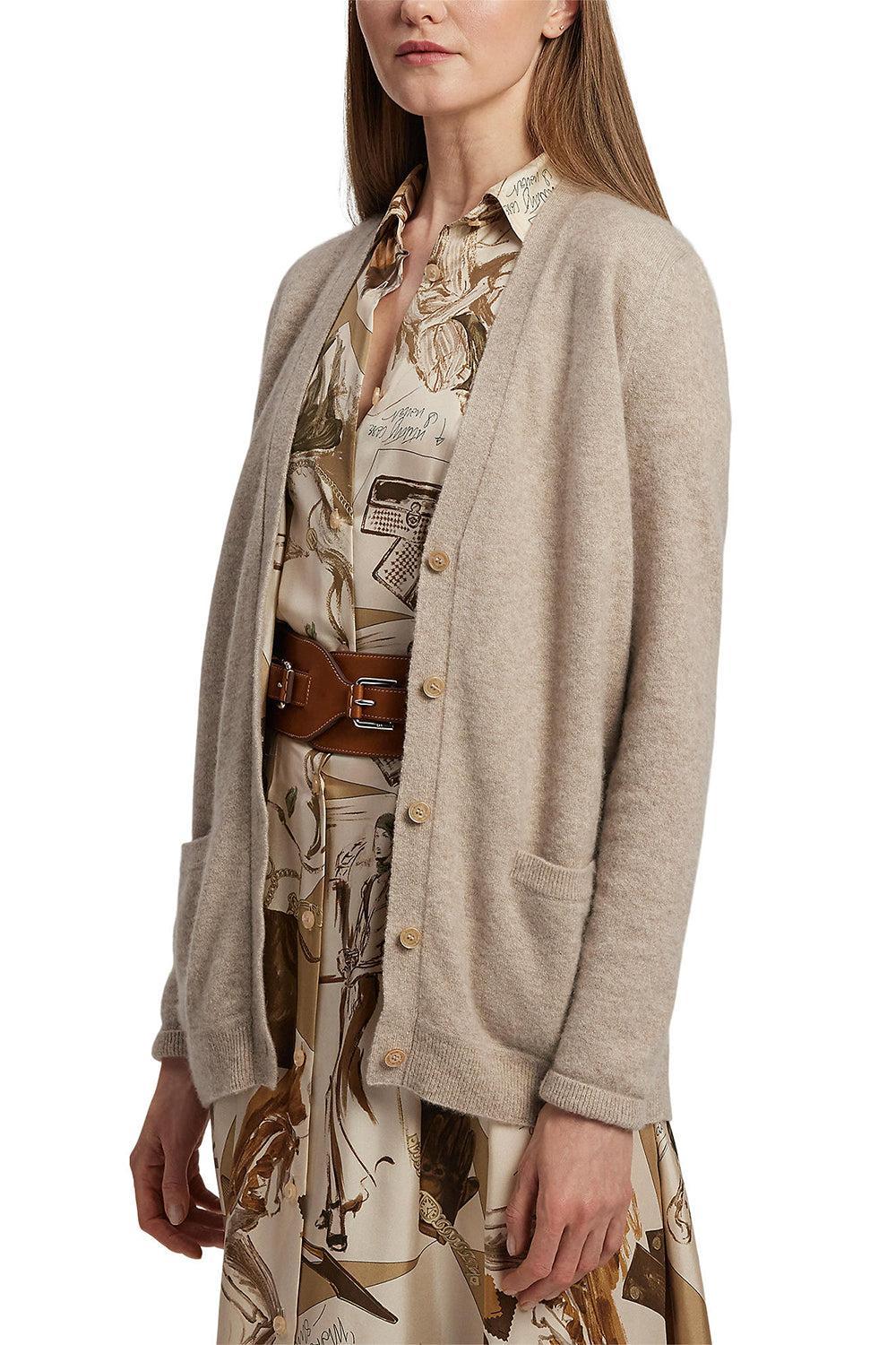 Long Sleeve V-Neck Cardigan - Image 4