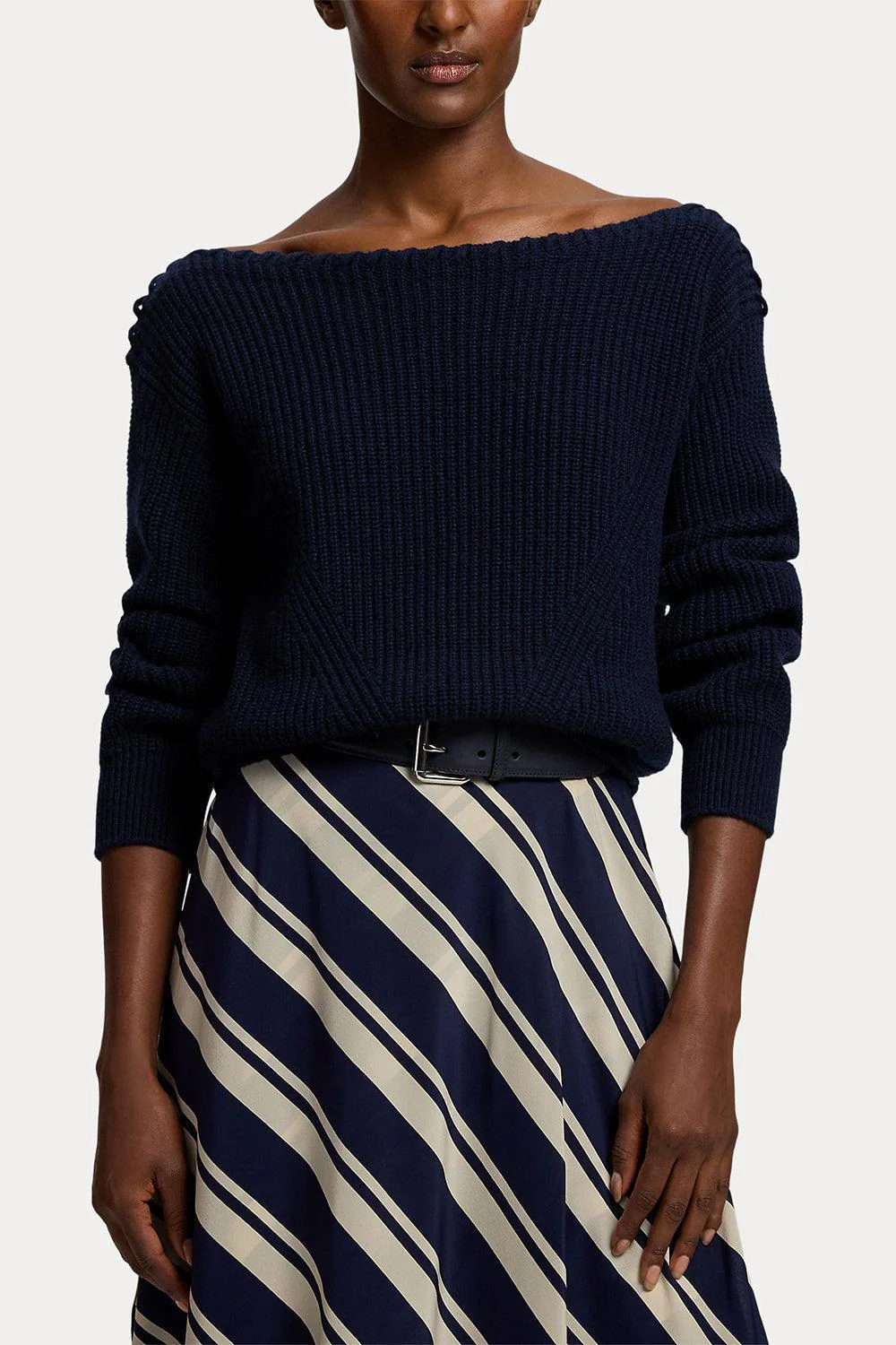 Nautical Boatneck Sweater - Image 2