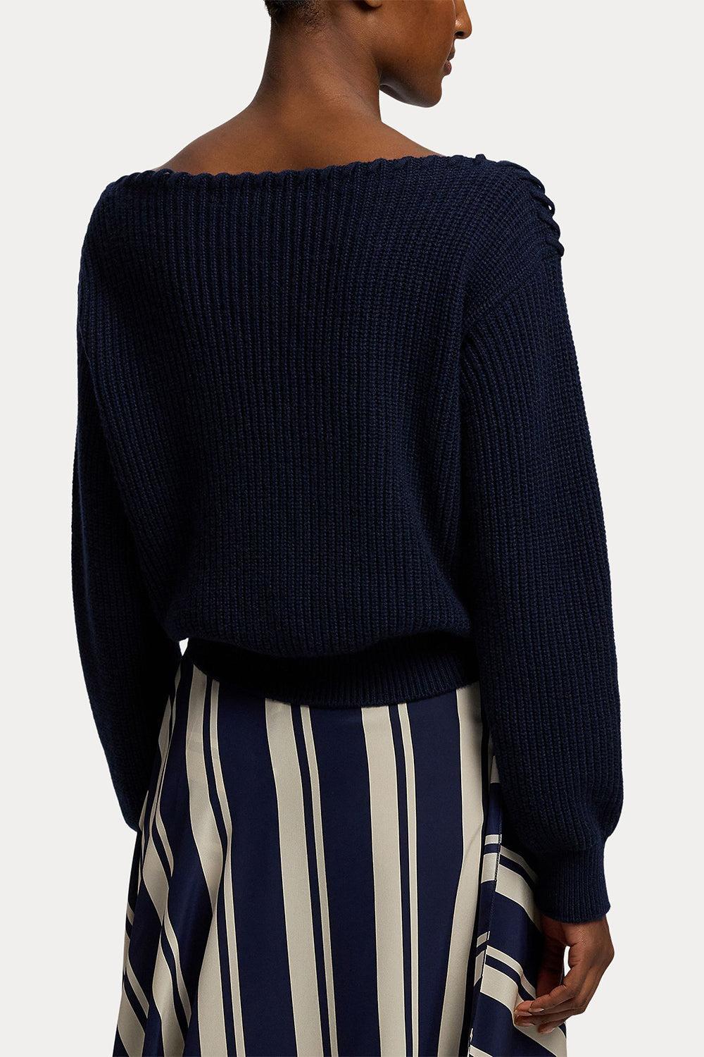 Nautical Boatneck Sweater - Image 6