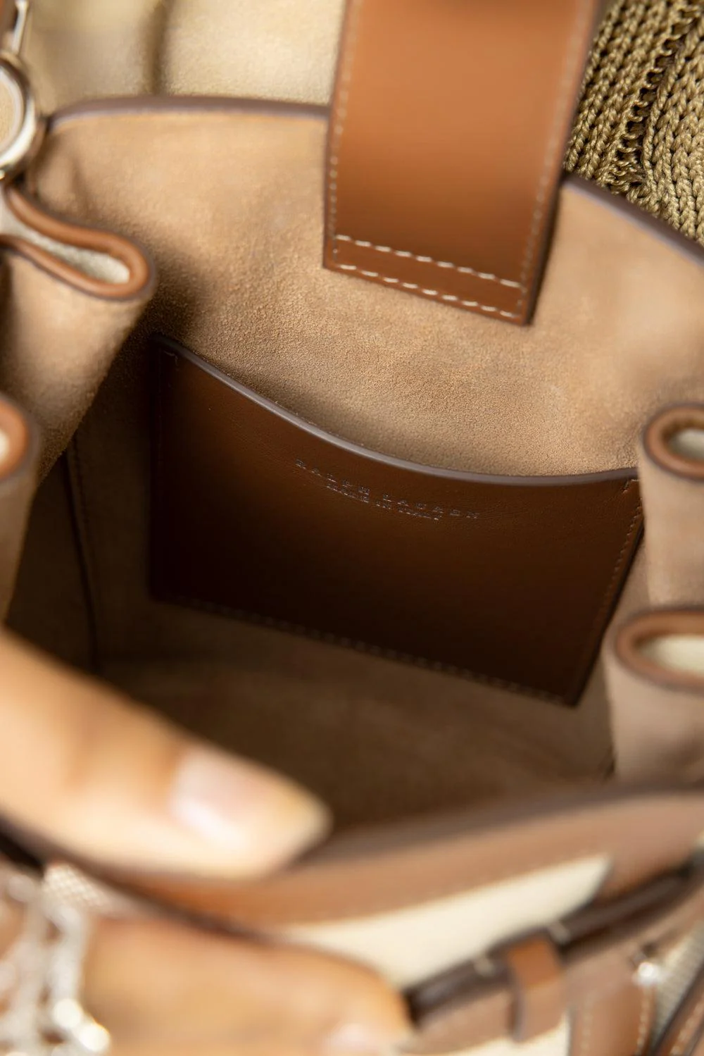 The Ralph Canvas Small Bucket Bag - Image 4