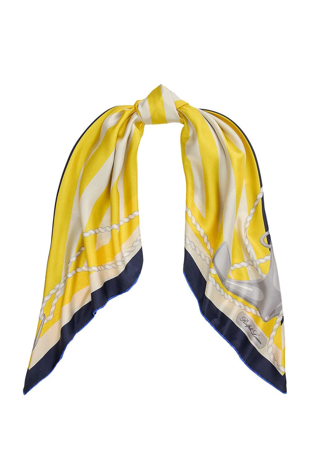 Striped Nautical Square Scarf
