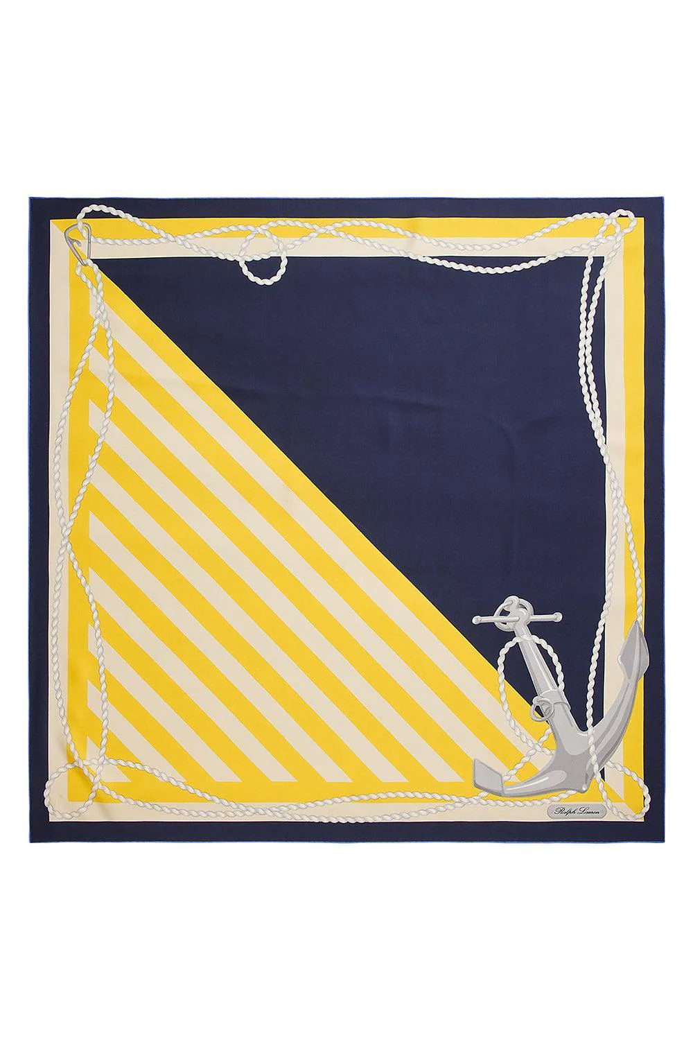 Striped Nautical Square Scarf - Image 3