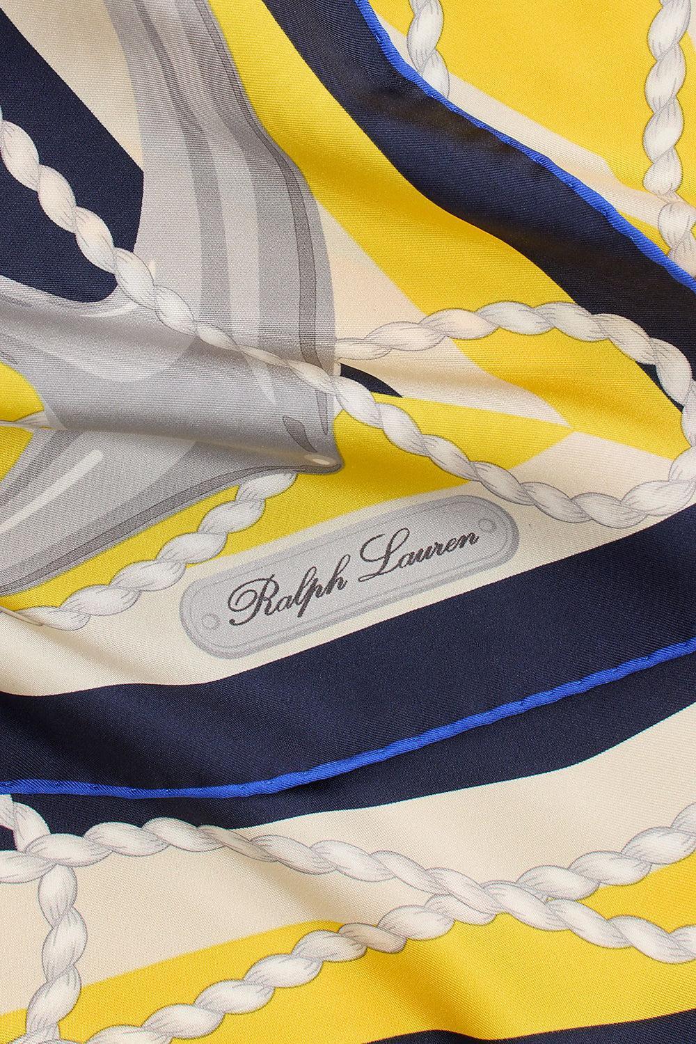 Striped Nautical Square Scarf - Image 4