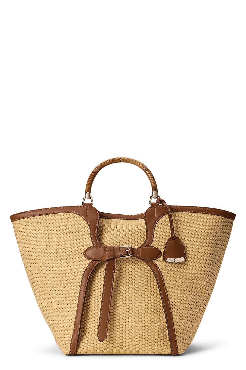 The Ralph Braided Raffia Large Tote