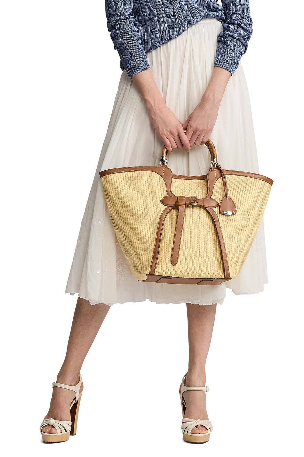 The Ralph Braided Raffia Large Tote - Image 3