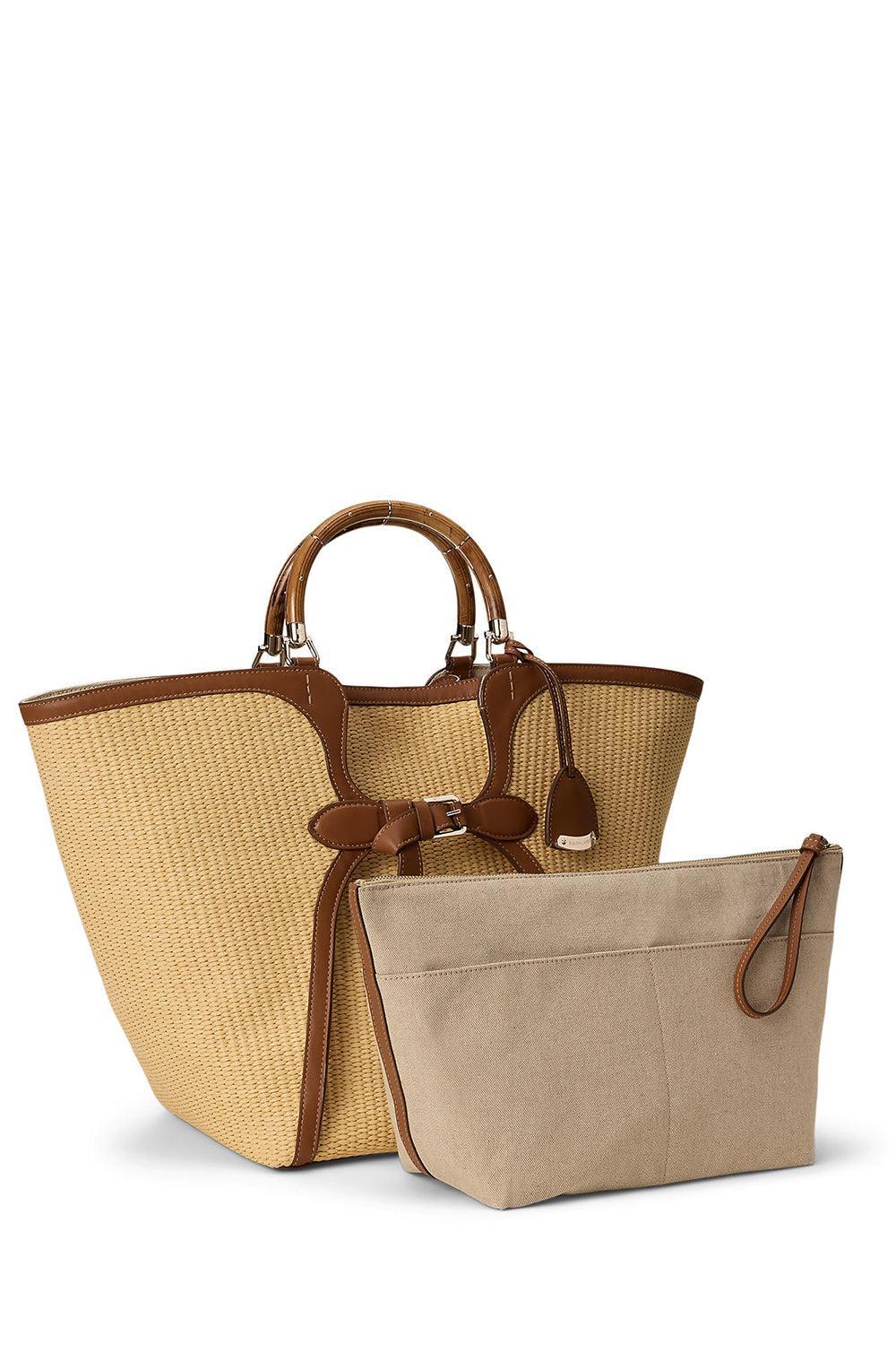 The Ralph Braided Raffia Large Tote - Image 4