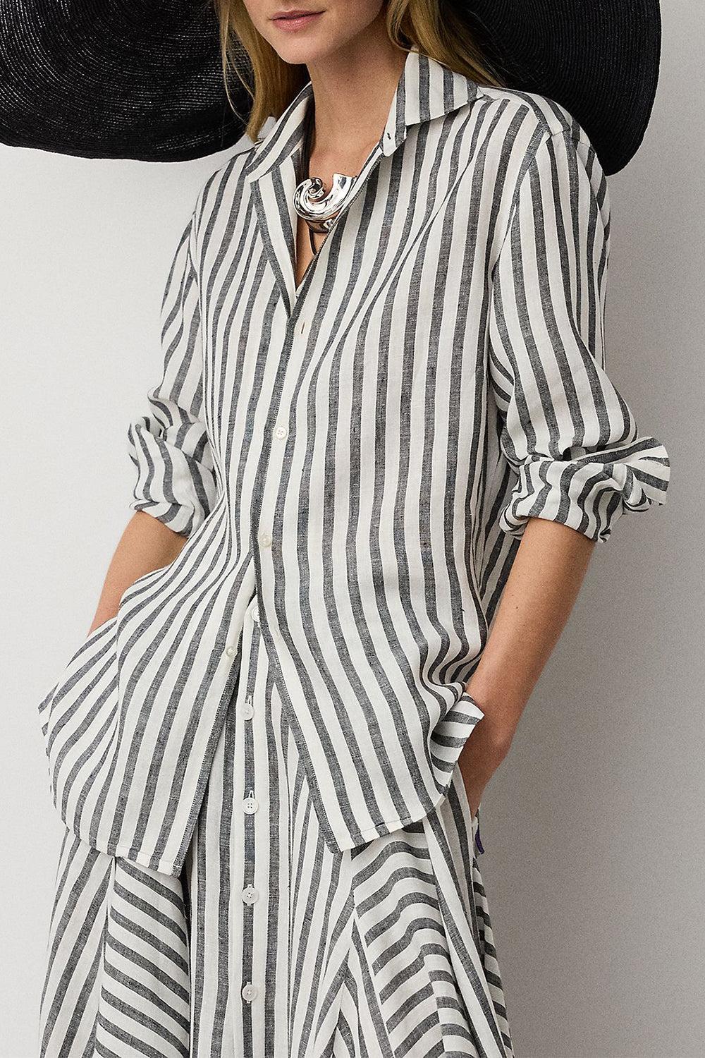 Umbrella Stripe Capri Shirt - Image 2