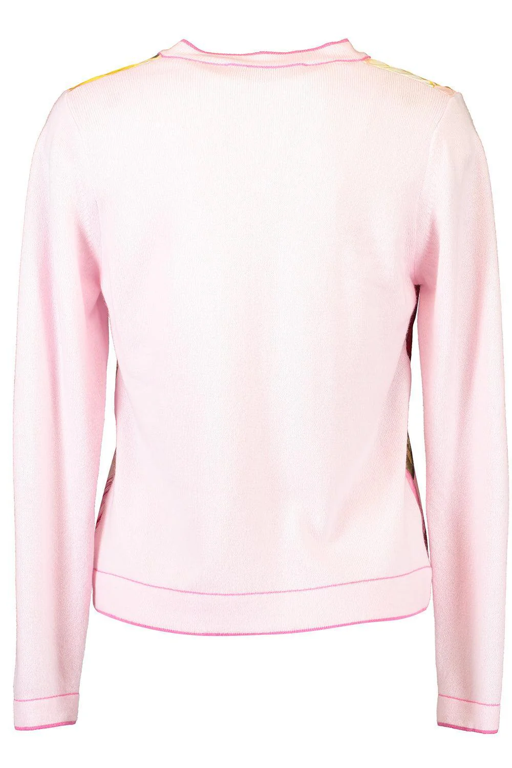 Floral Knit Cardigan - Bergamo Print Pink - Image 5