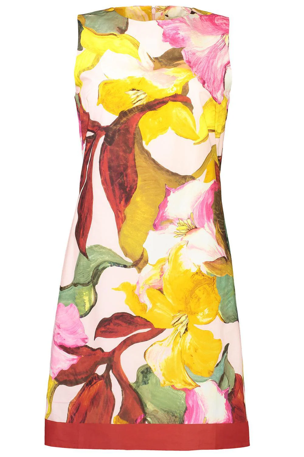 Floral Sleeveless Dress - Bergamo Print Pink