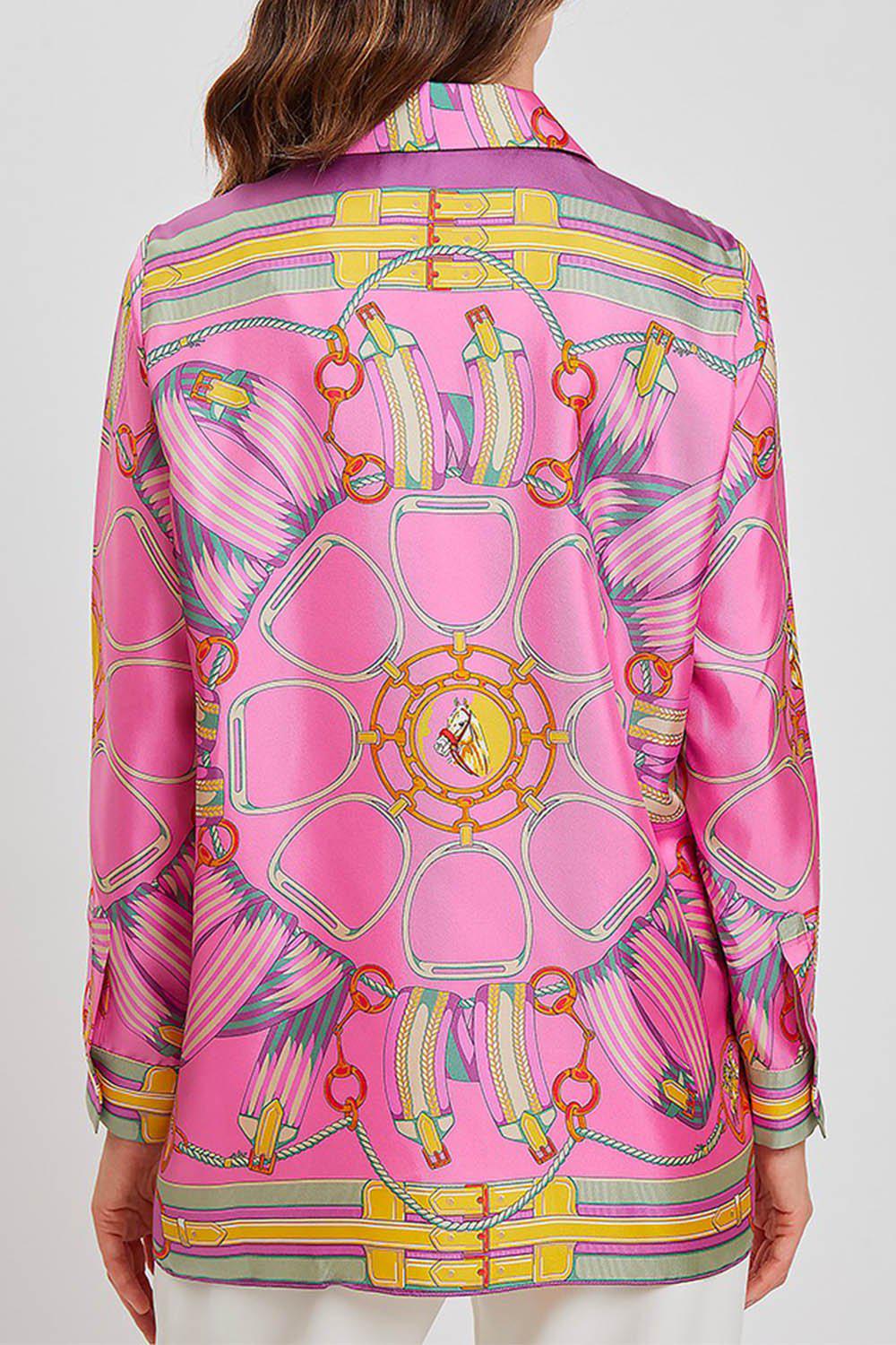 Printed Soft Shirt - Flamingo - Image 4