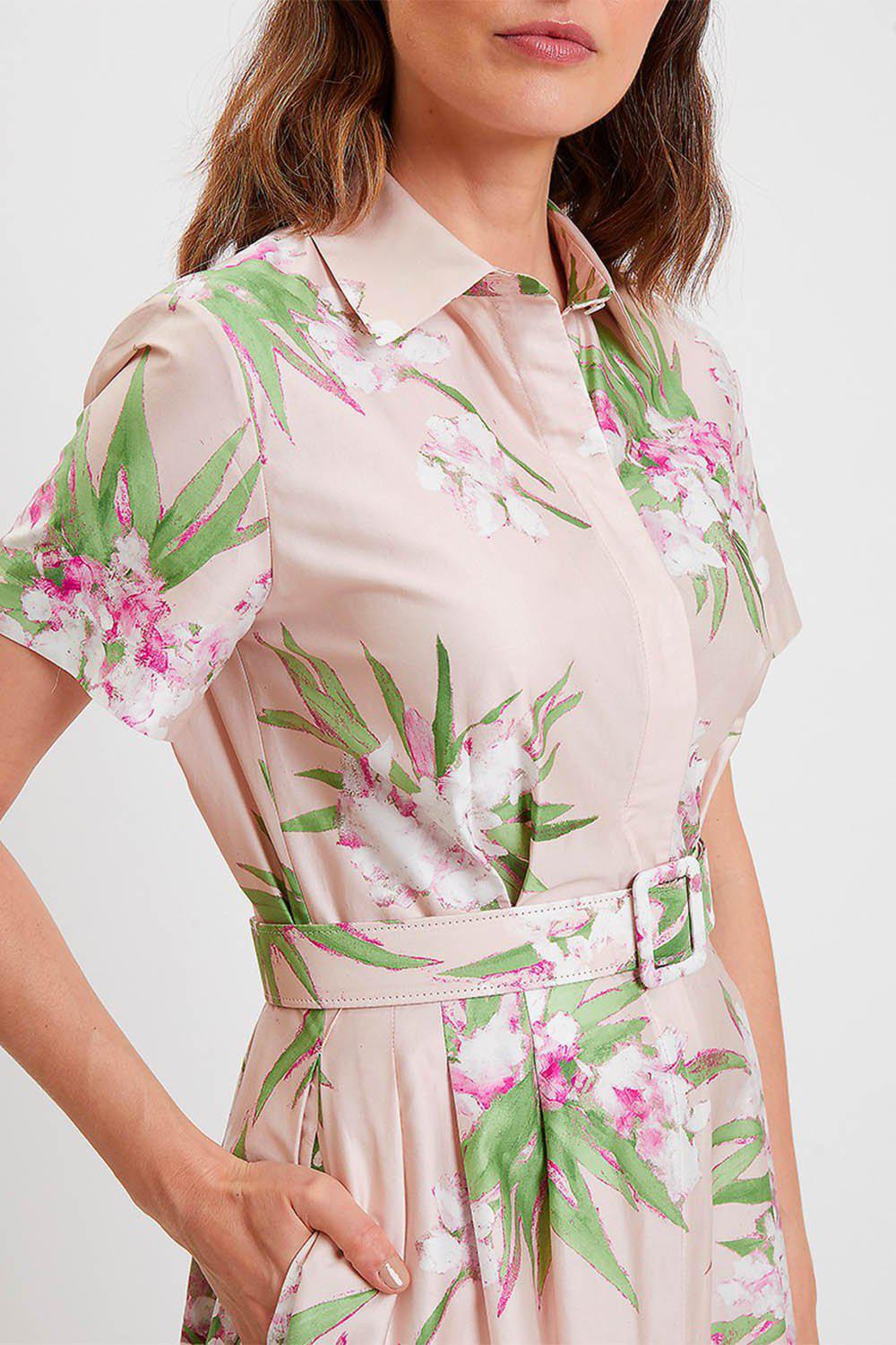 Short Sleeve Midi Dress - Image 3