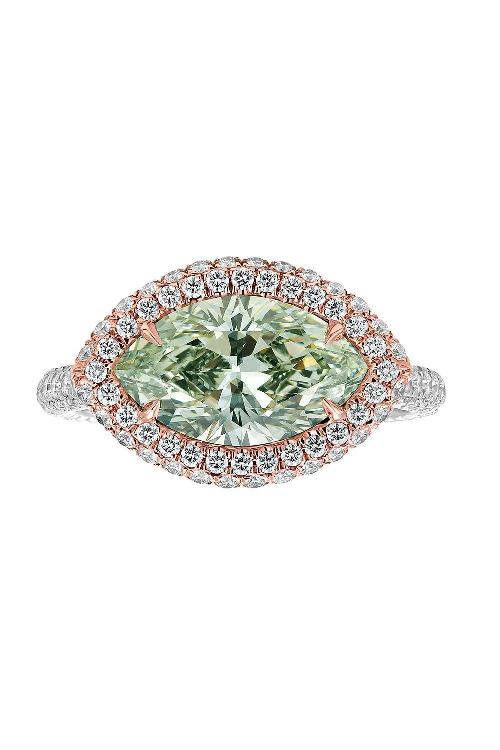 Diamond Marquise Halo Ring