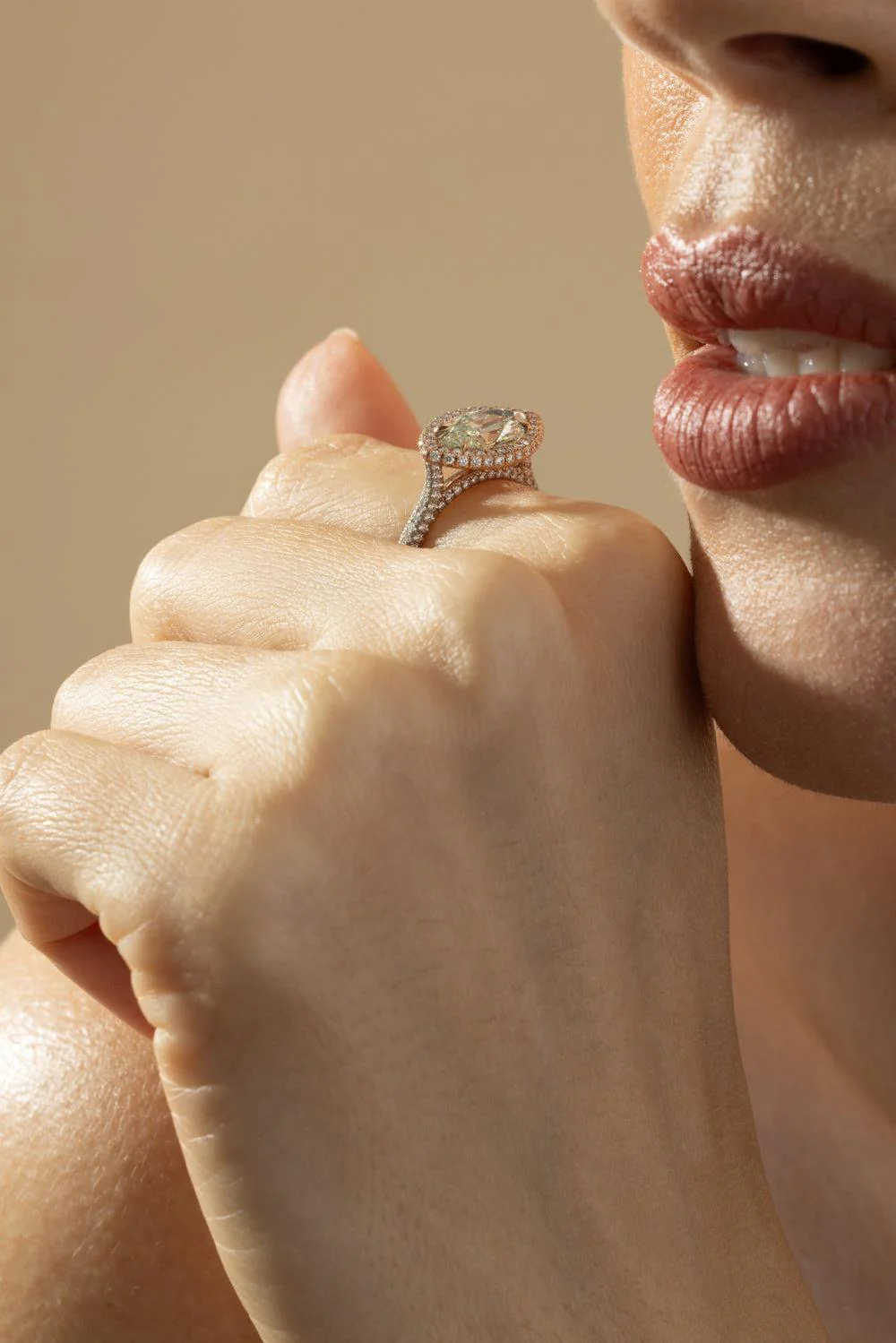 Diamond Marquise Halo Ring - Image 4