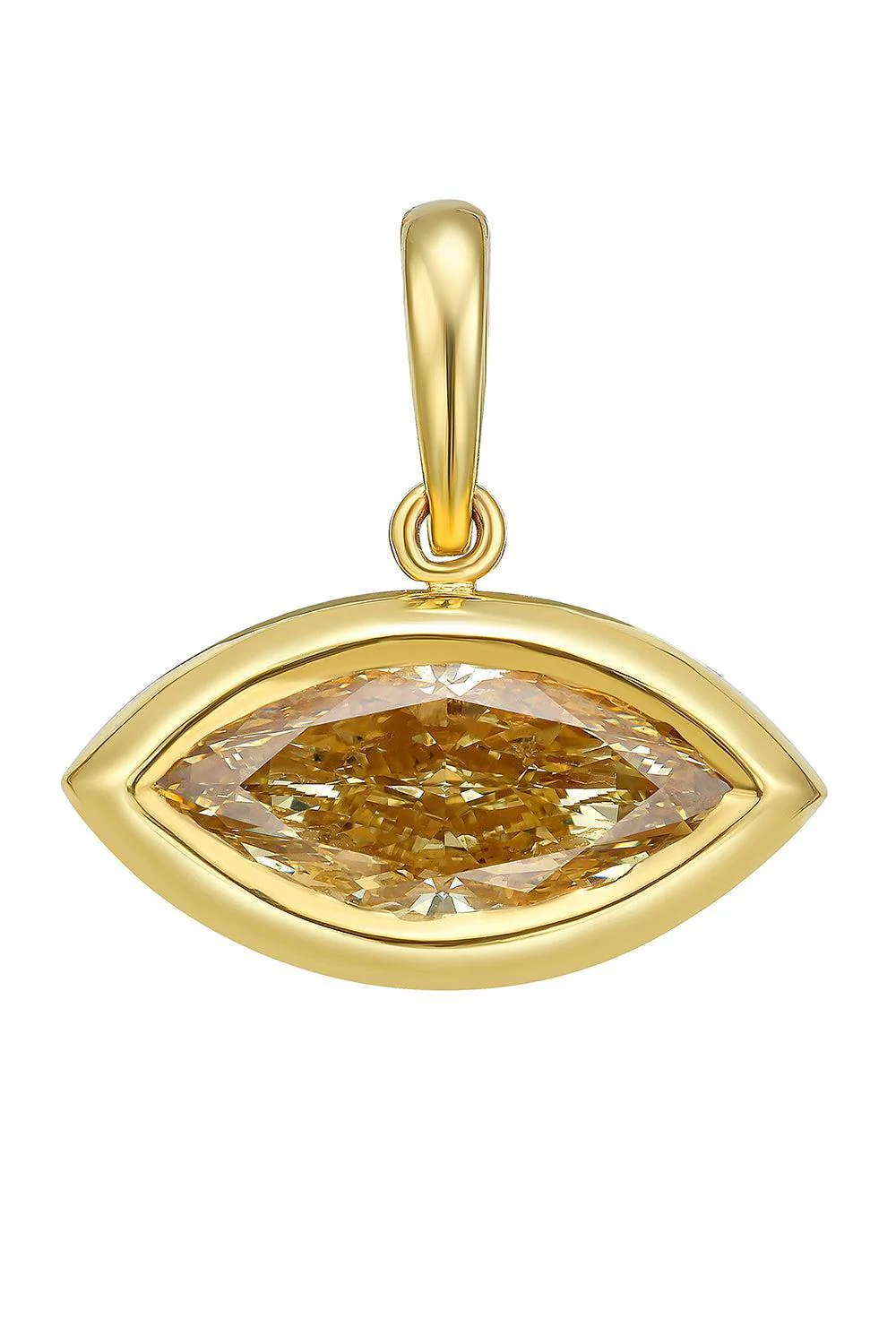Marquise Diamond Charm Necklace
