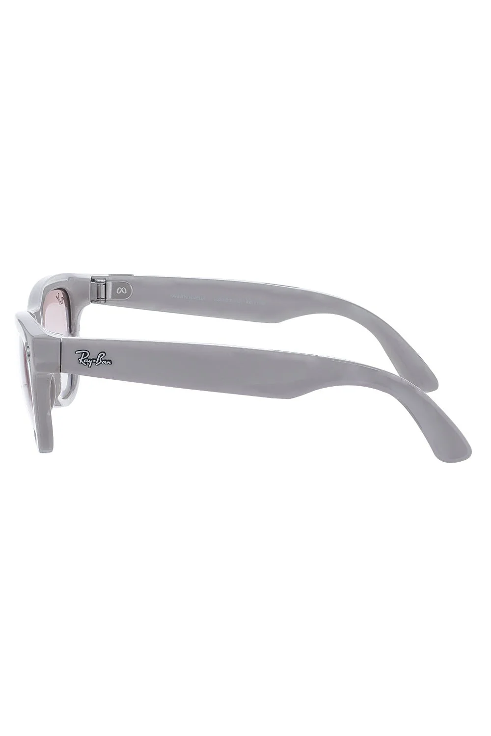 Meta Skyler Sunglasses - Shiny Gray Pink - Image 5