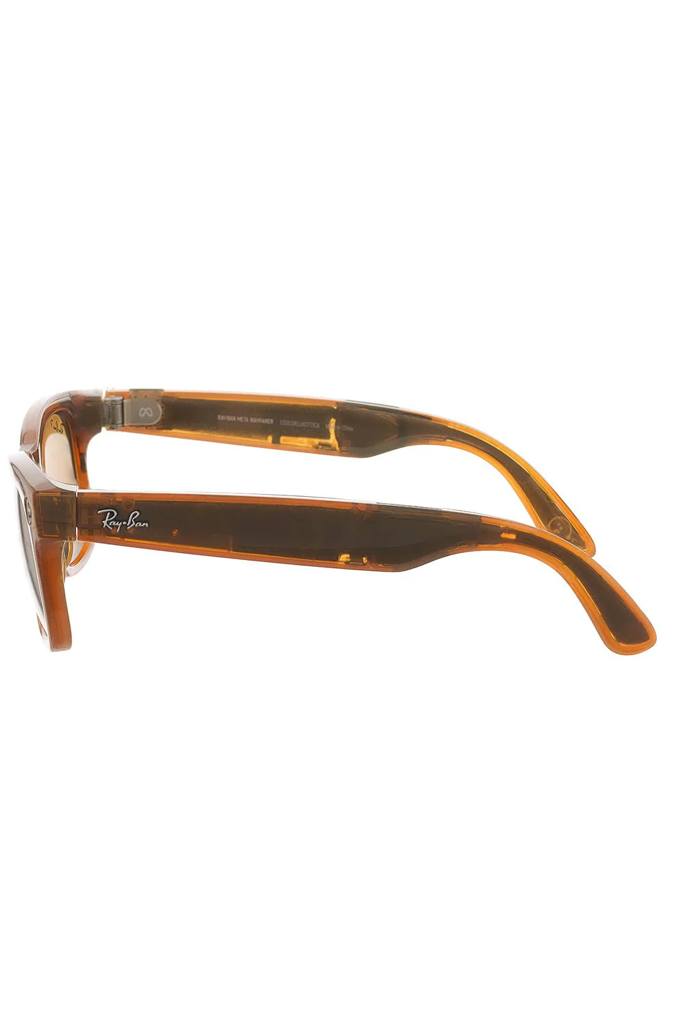Meta Wayfarer Sunglasses - Caramel Brown - Image 5