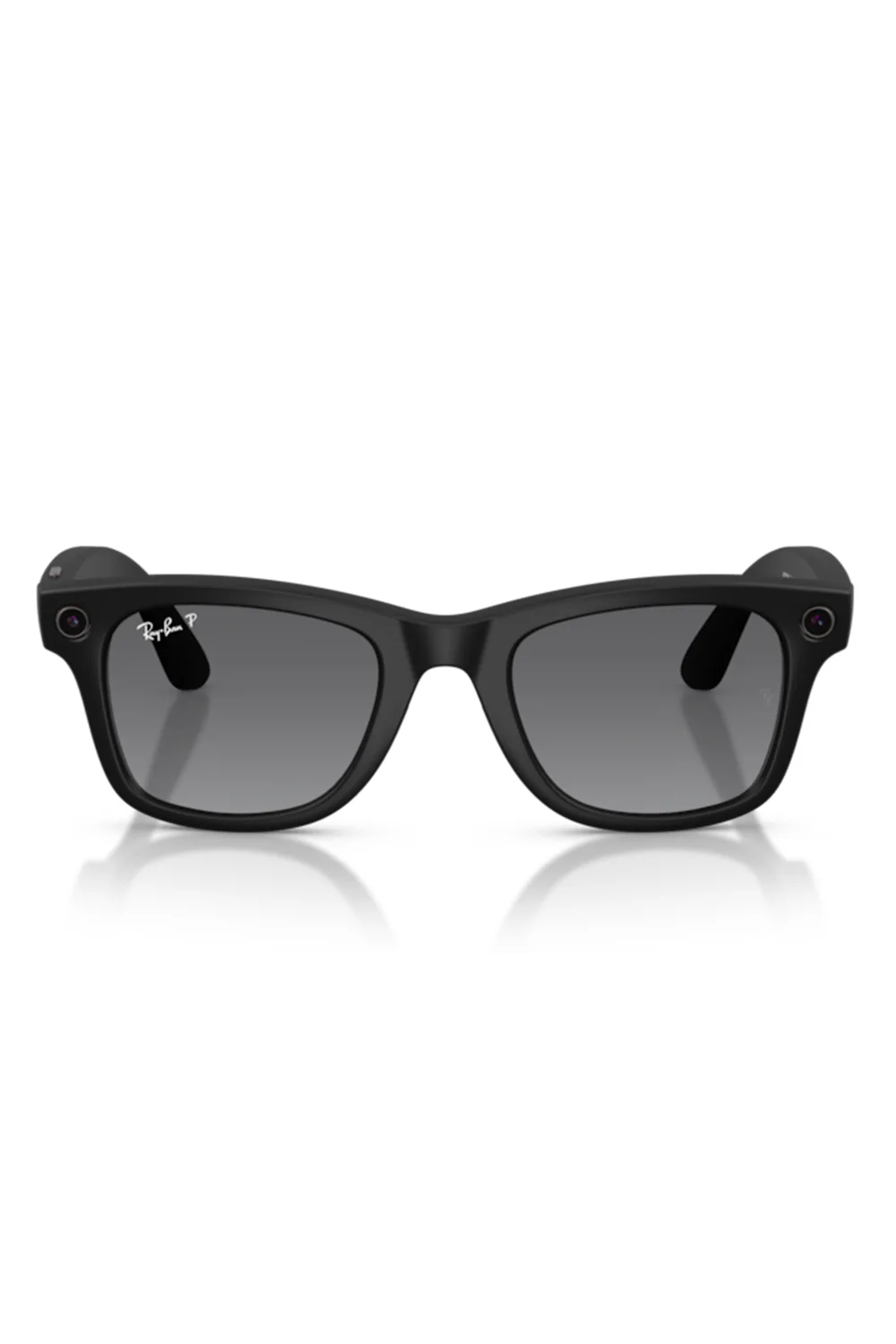 Meta Wayfarer Sunglasses - Matte Black Gradient Graphite