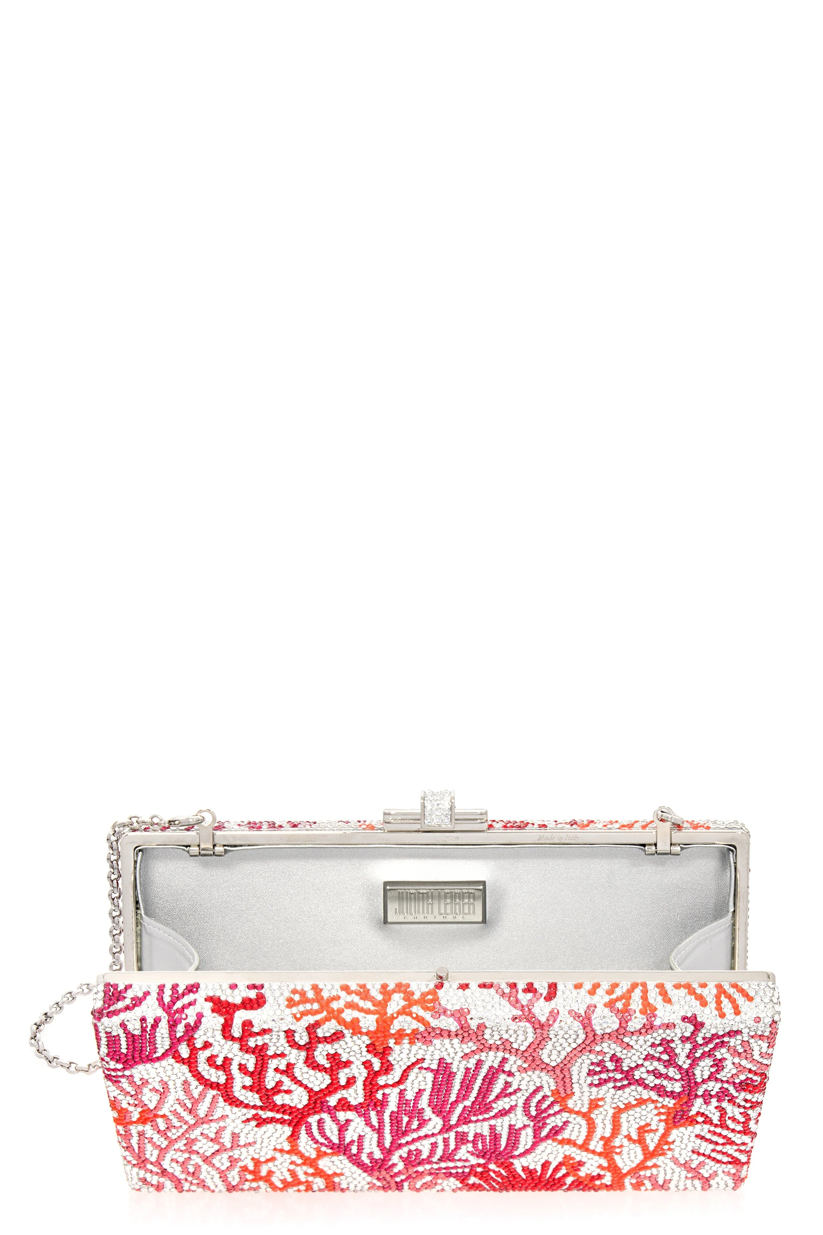 Rectangle Clutch - Silver Coral Multi - Image 5