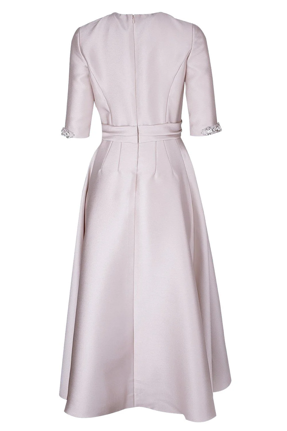 Mikado Jewel Neck Dress - Image 6
