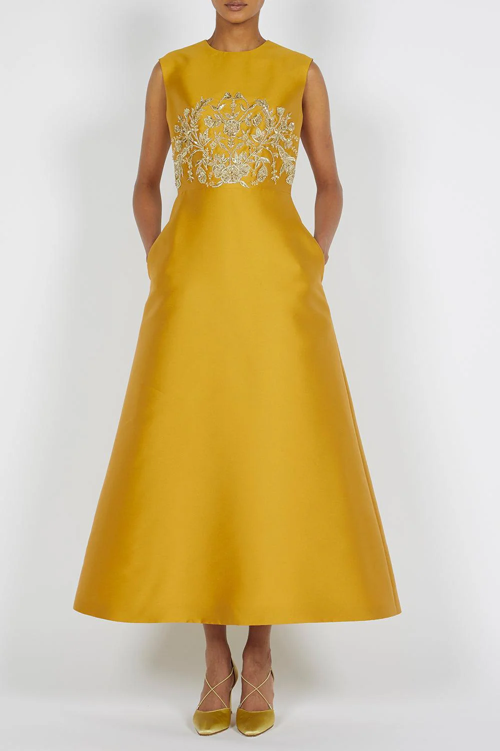 Sleeveless Embellished Kaftan - Image 2