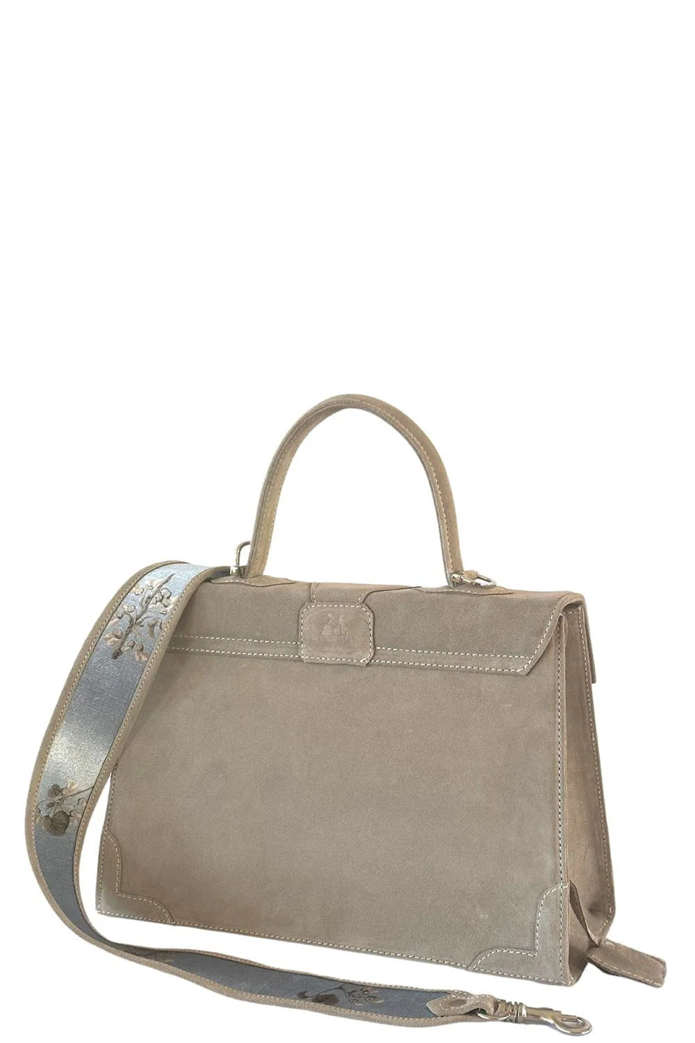 Rencontre Equestre Top Handle Bag - Bleu Aqua Pearl - Image 6