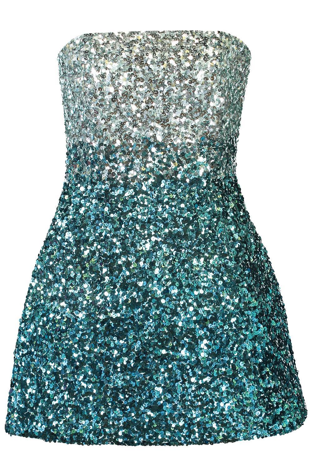 Tancy Dress - Seychelles Teal Ombre