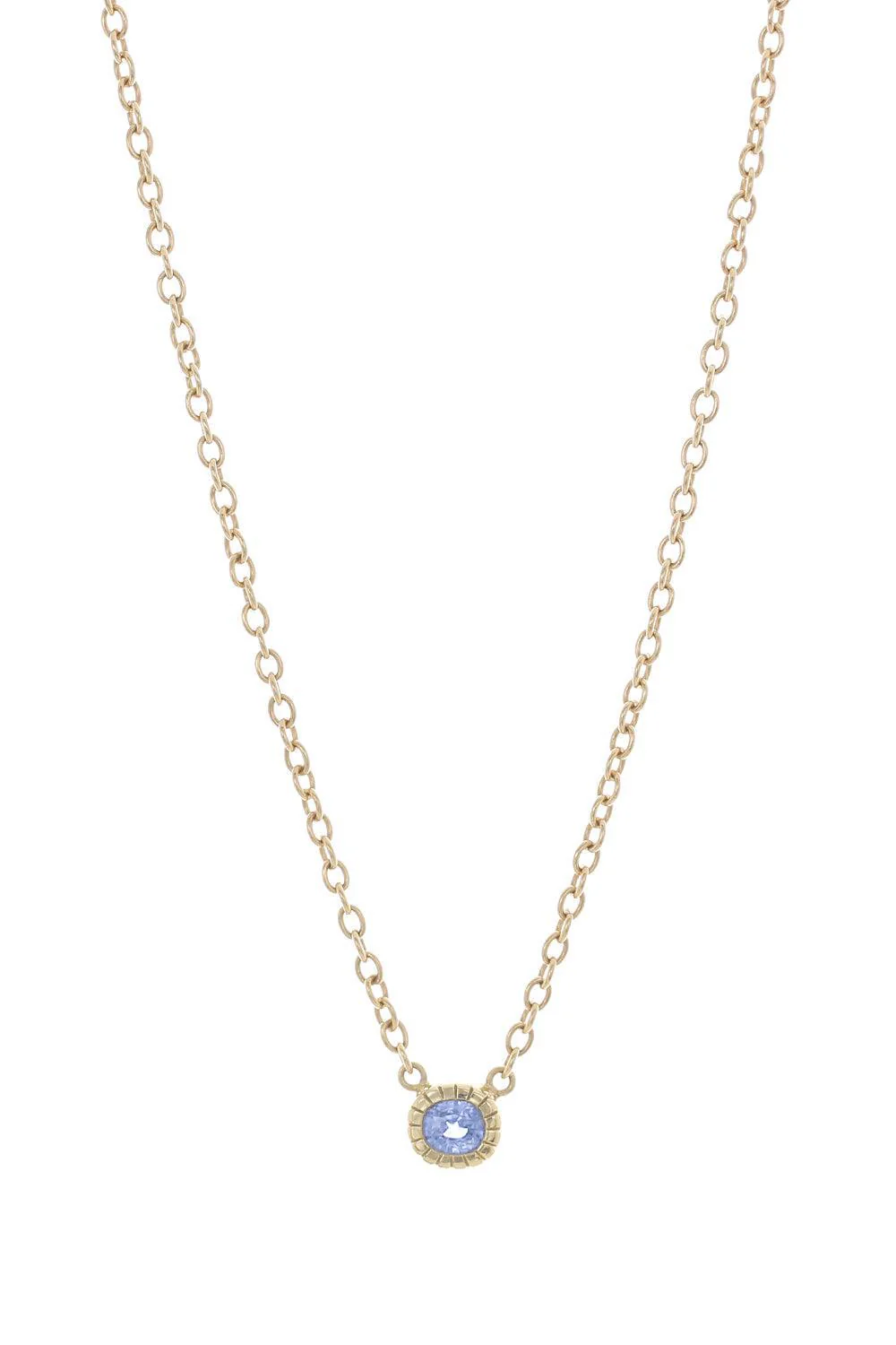 Blue Sapphire Heirloom Necklace