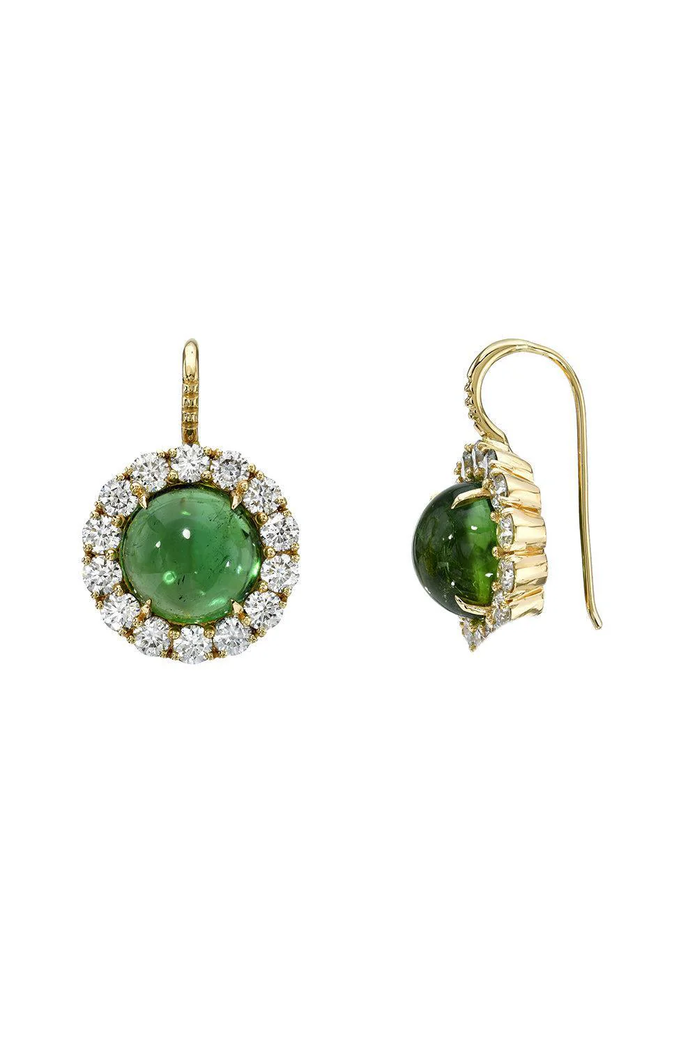 Green Tourmaline Heirloom Earrings