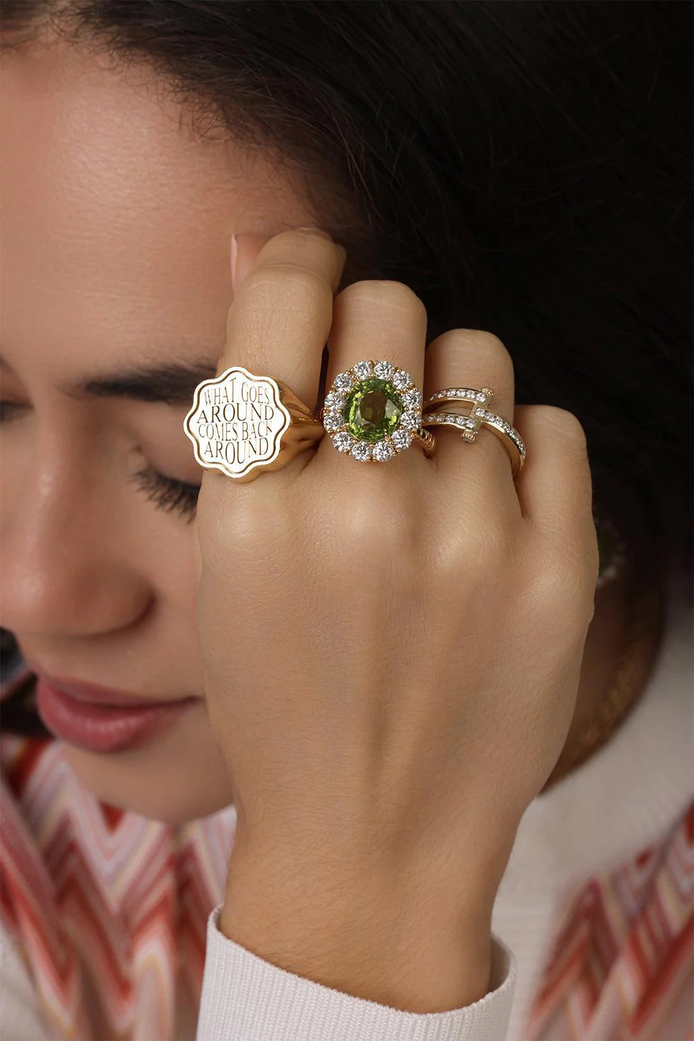 Talisman Karma Signet Ring - Image 3