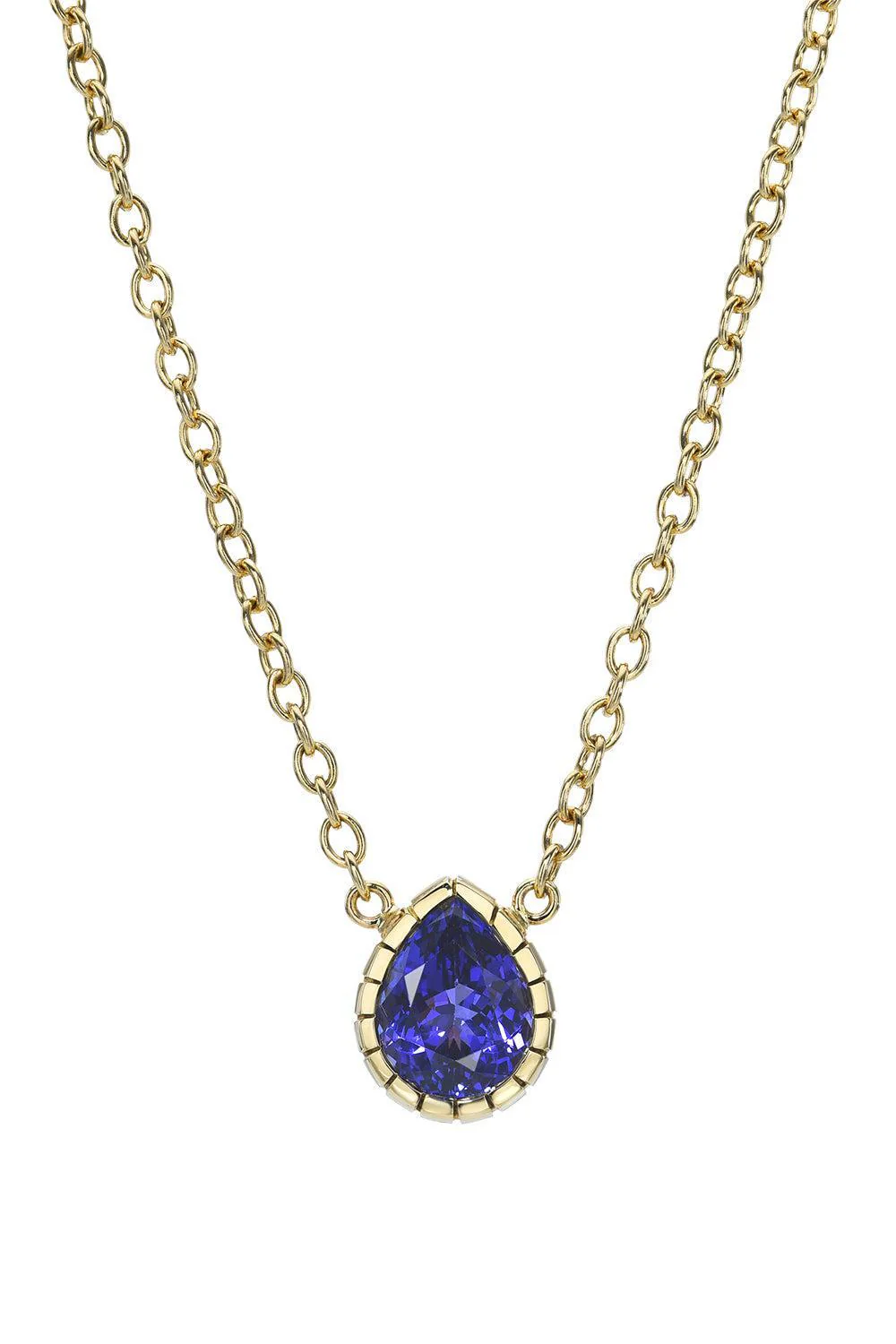 Tanzanite Heirloom Pendant Necklace