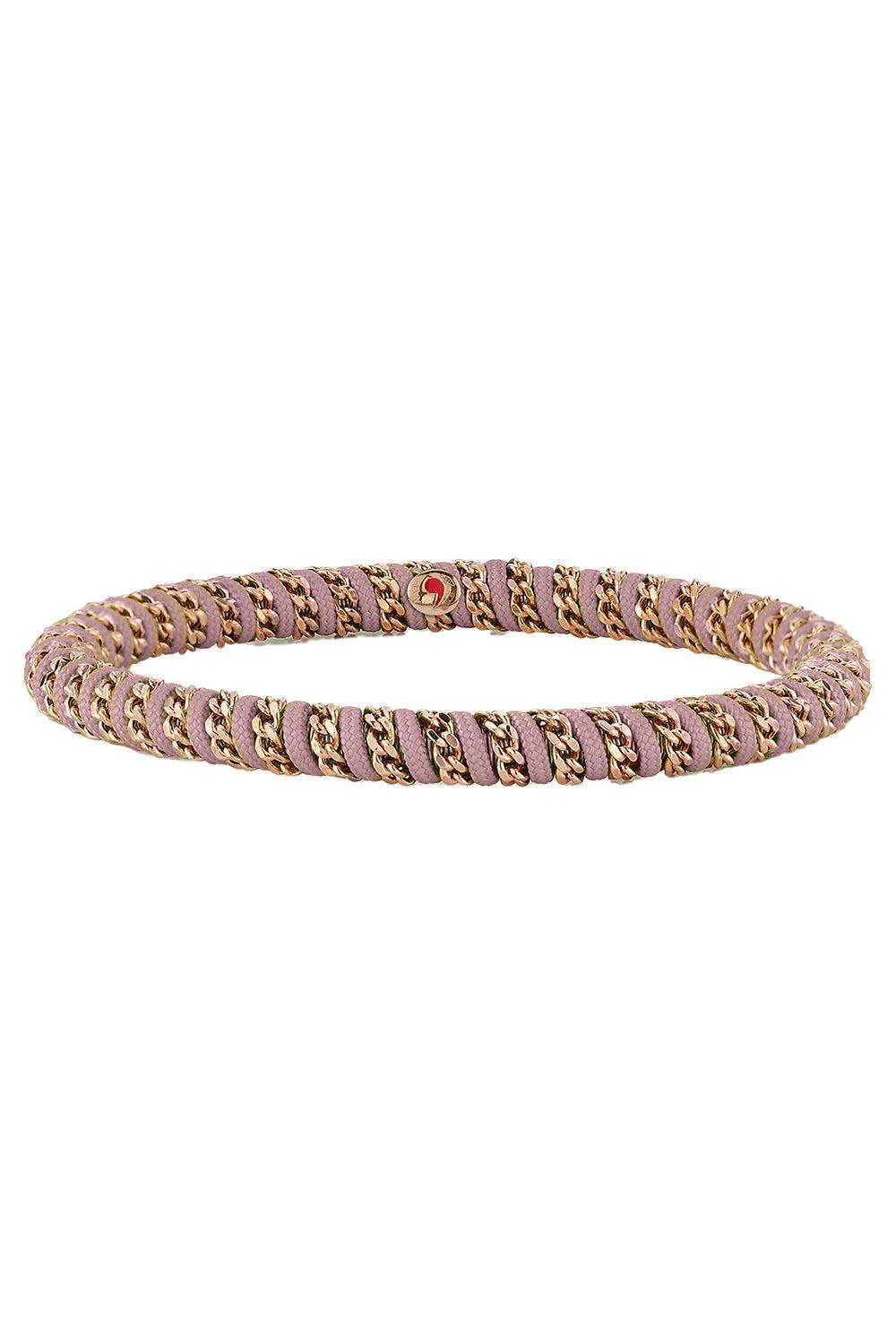 Baby Pink Gio Stretch Bracelet - Rose Gold