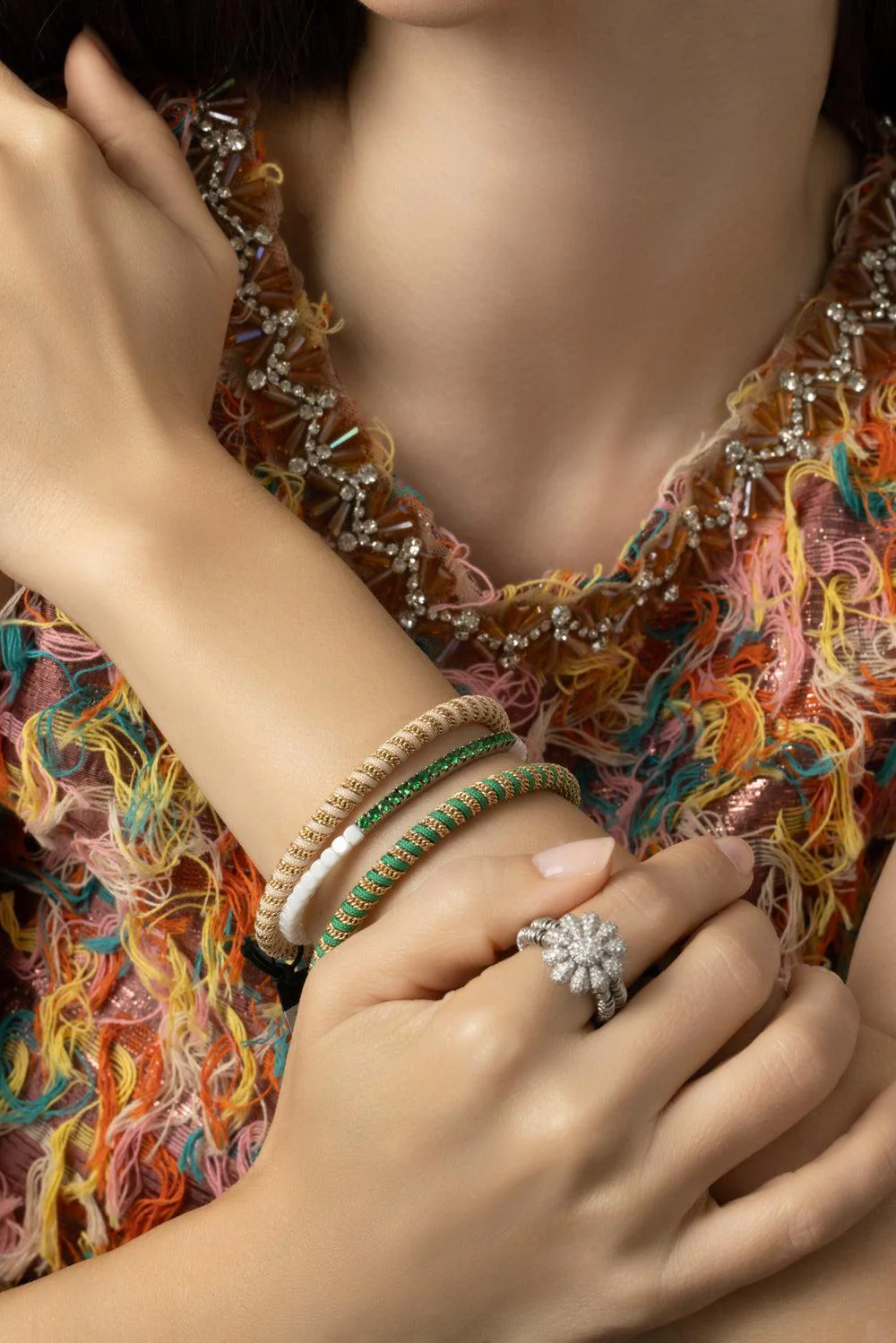 Green Gio Stretch Bracelet - Image 3