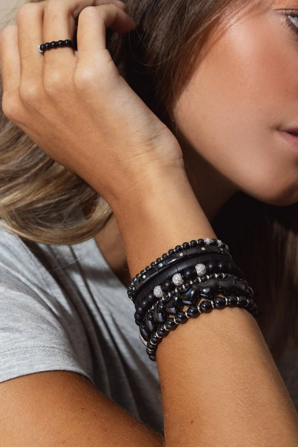 Black Ceramic Sfera Bracelet - Image 4