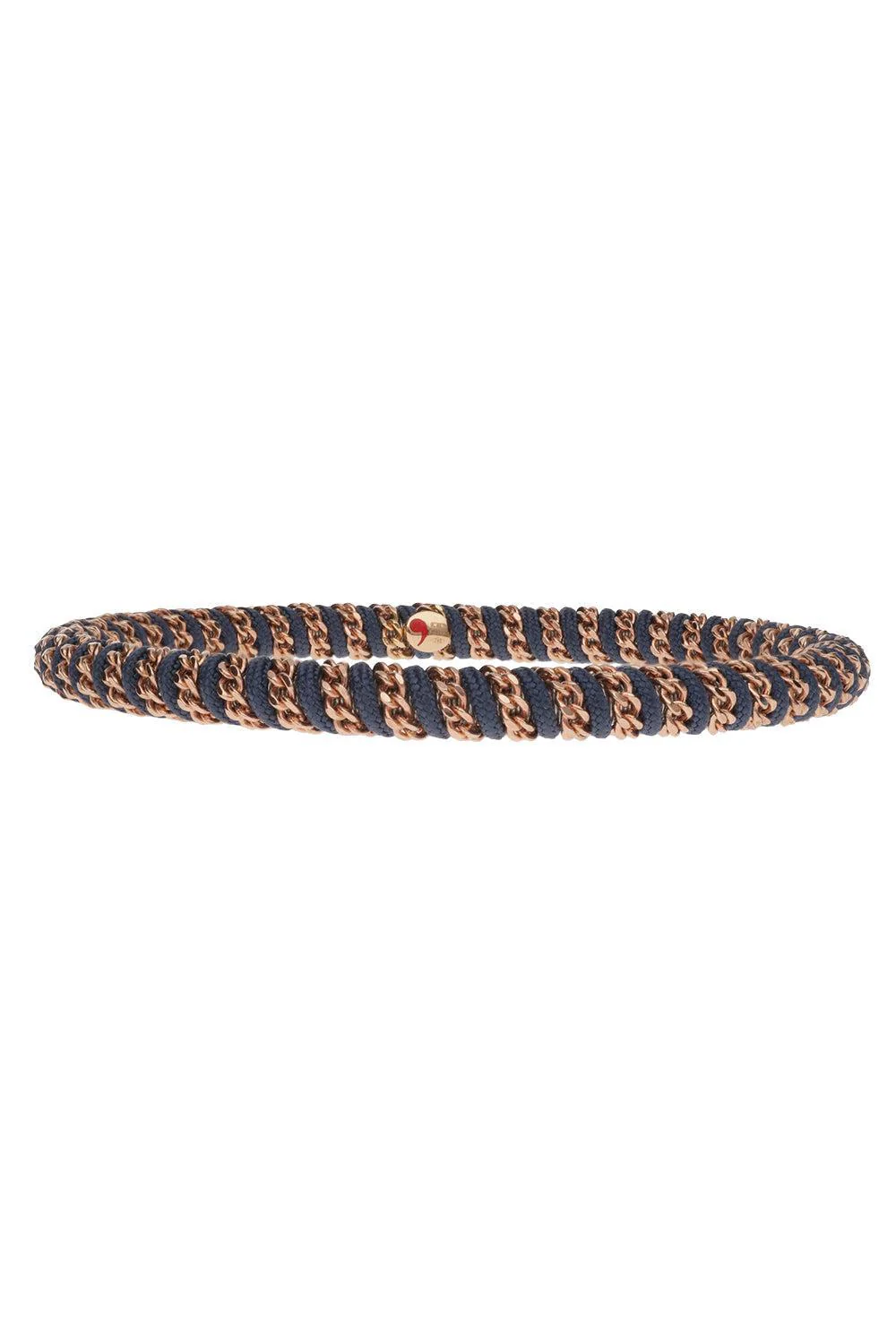 Blue Gio Stretch Bracelet - Rose Gold