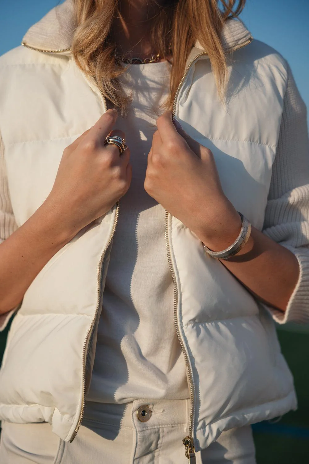 Diamond Section Matte Scacco Stretch Bracelet - Image 4