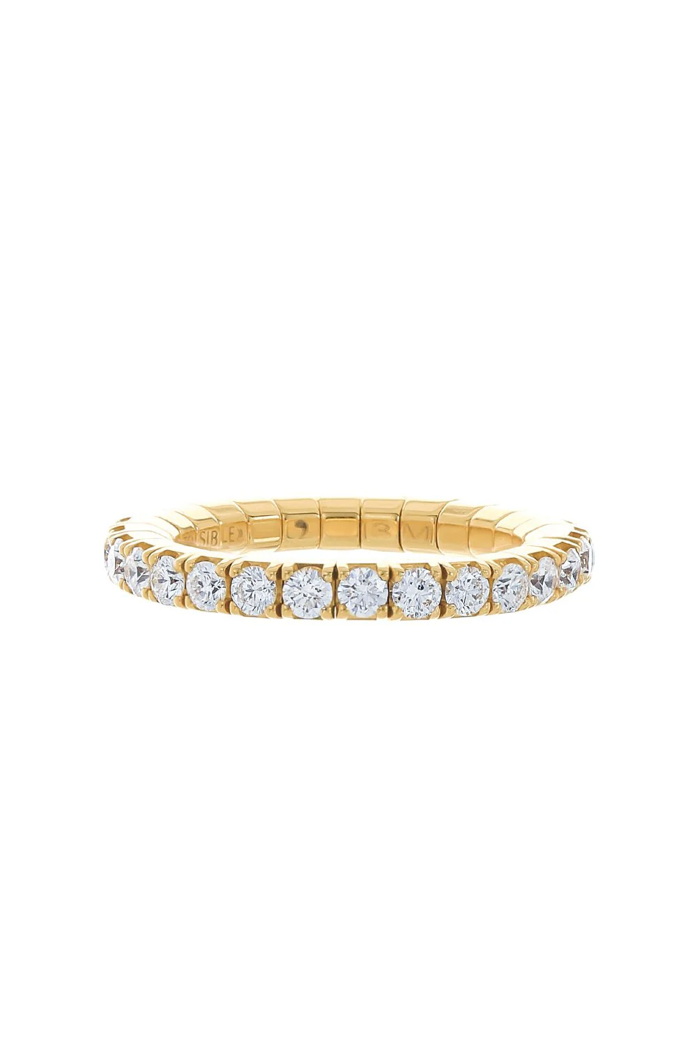 Extensible Diamond Stretch Tennis Ring