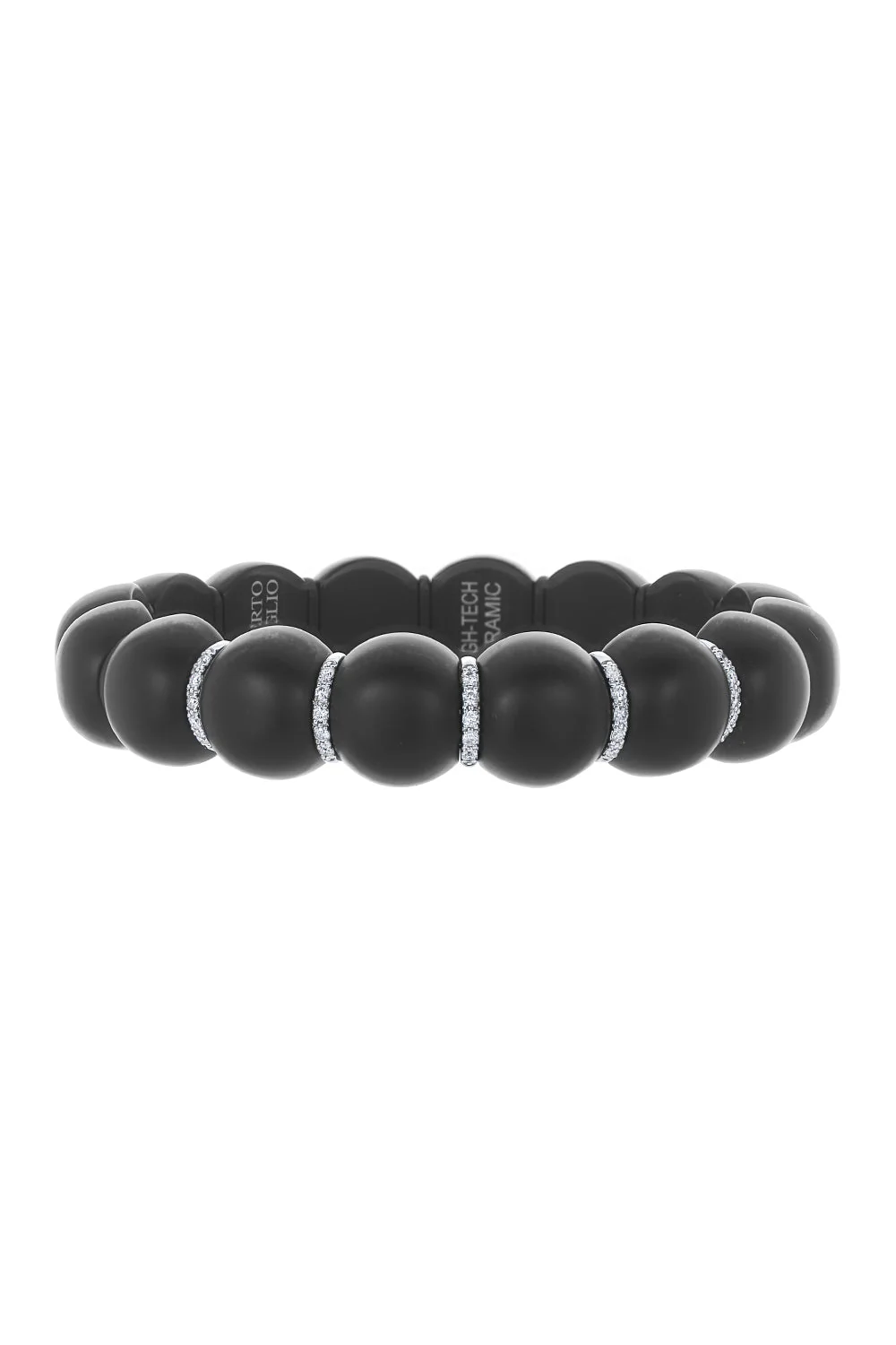 Five Diamond Gold Bar Dama Stretch Bracelet