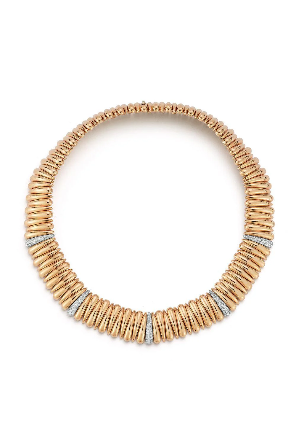 Five Diamond Small Artiglio Necklace