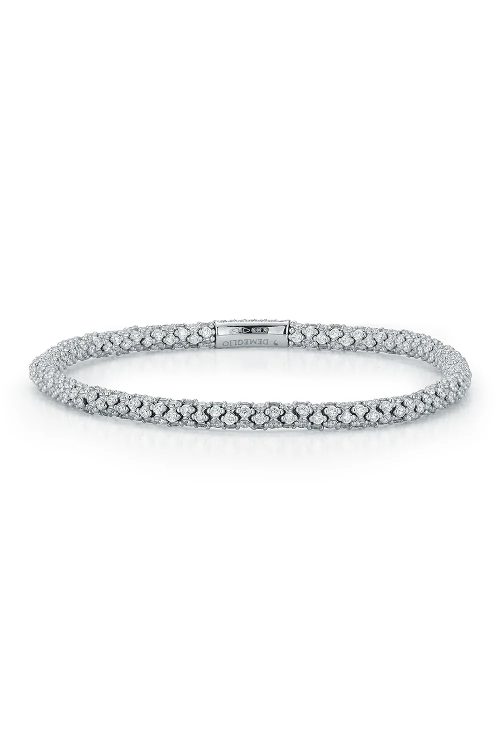 Five Row Diamond Giocconda Stretch Bracelet