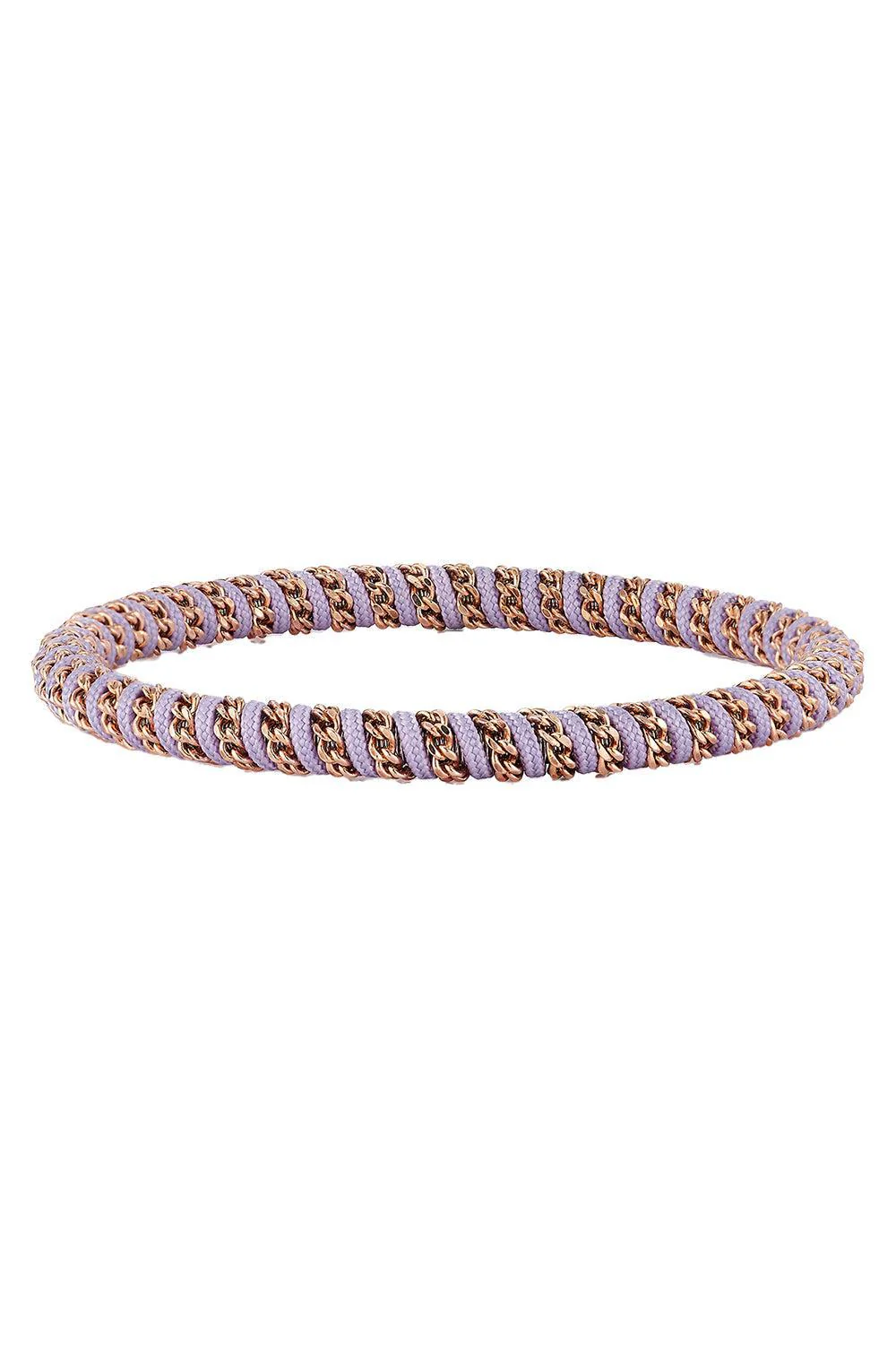Lilac Gio Stretch Bracelet - Rose Gold