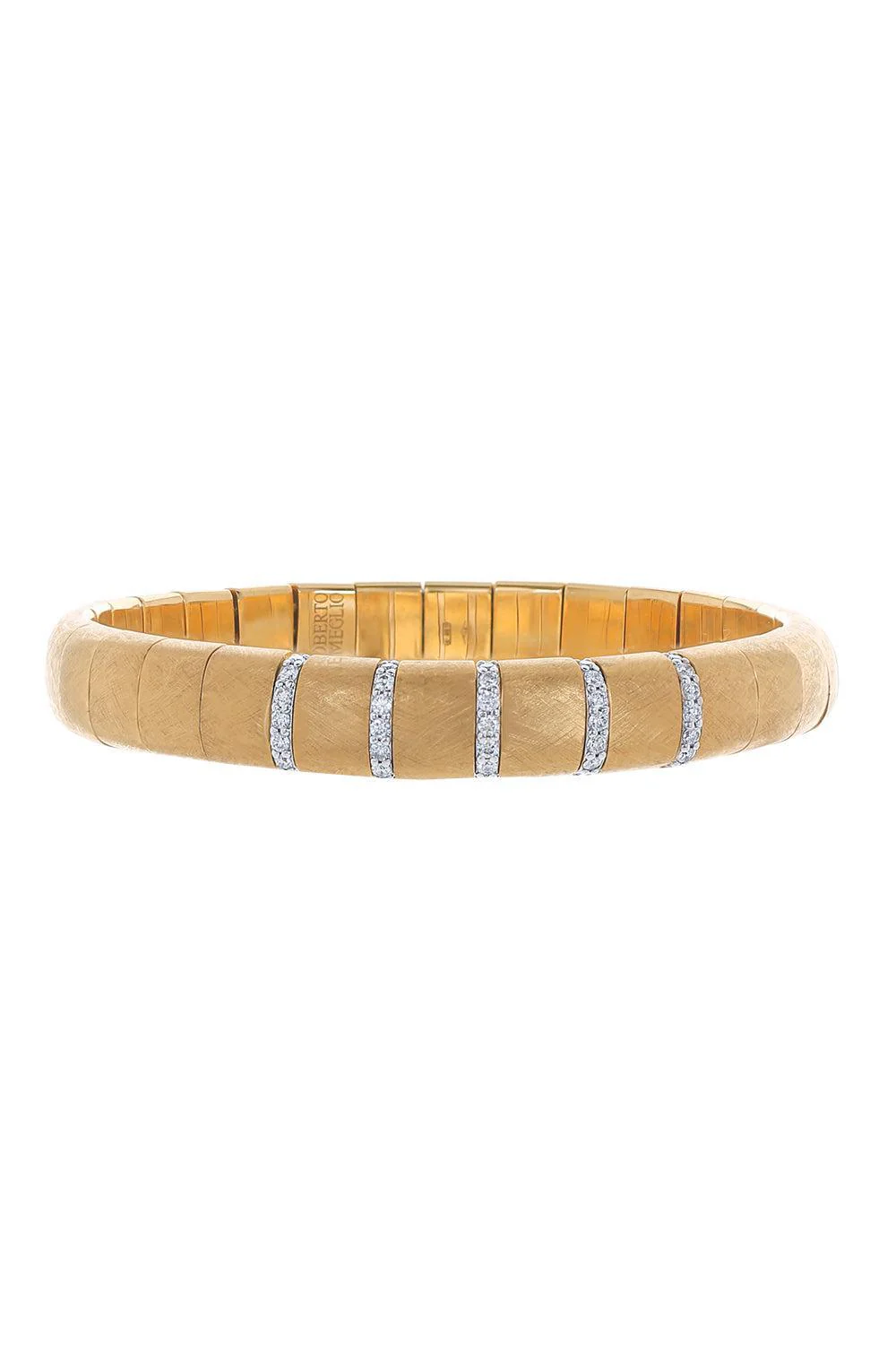 Matte Gold Diamond Pura Bracelet