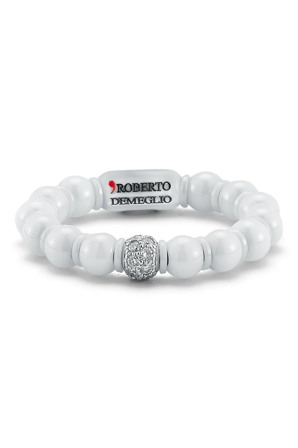 One Diamond Sfera Ceramic Stretch Ring