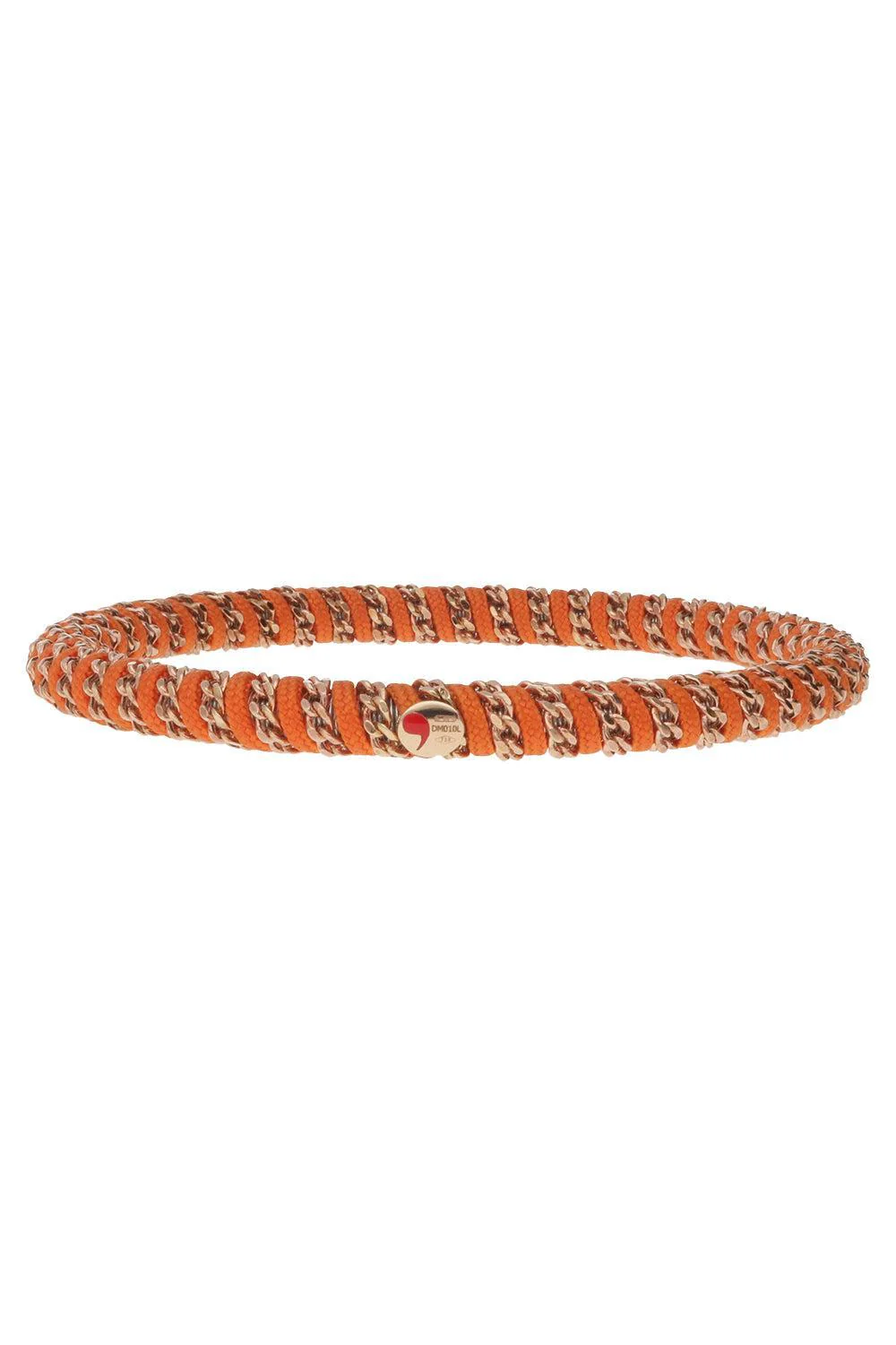 Orange Gio Stretch Bracelet - Rose Gold